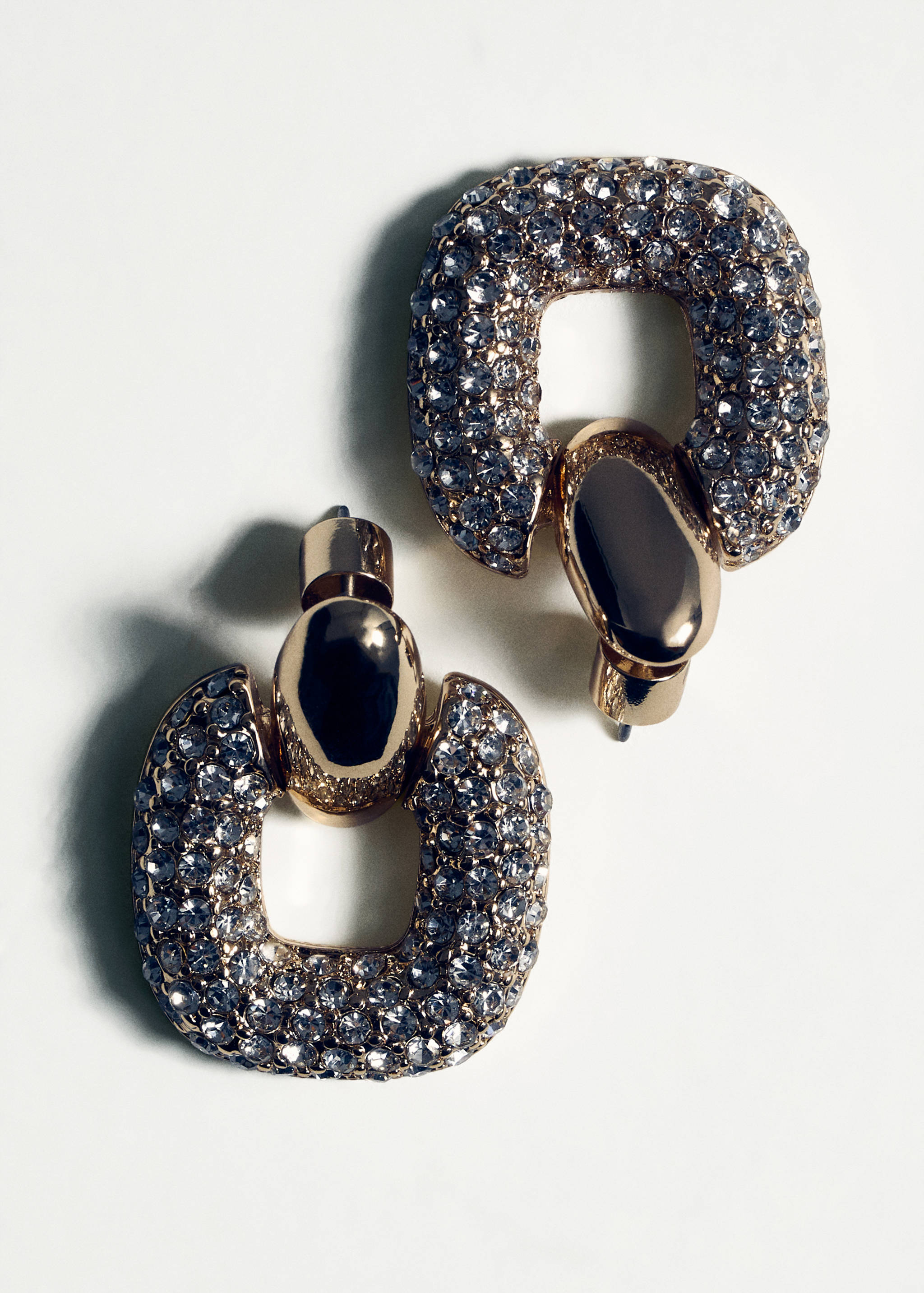 Geometric crystal earrings - Details of the article 5