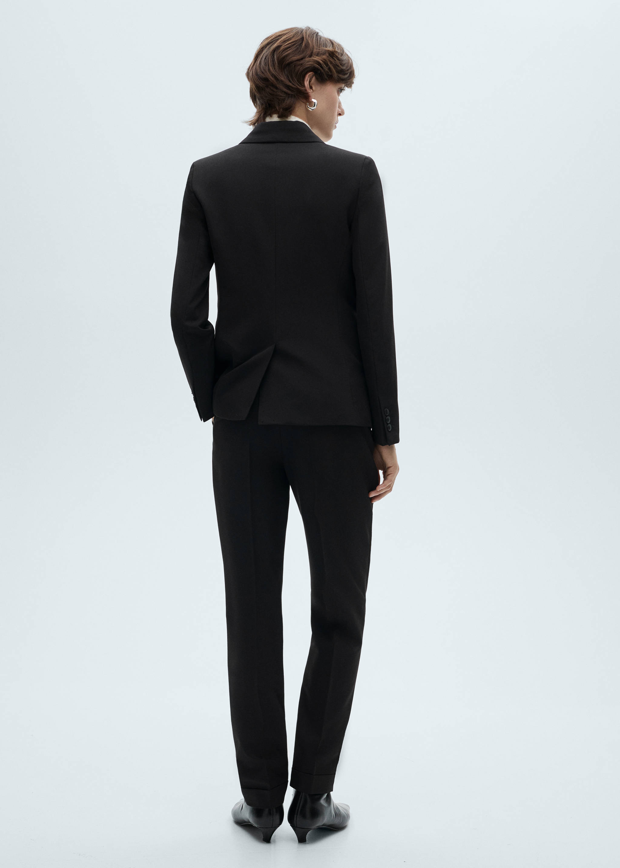 Straight suit trousers - Reverse of the article