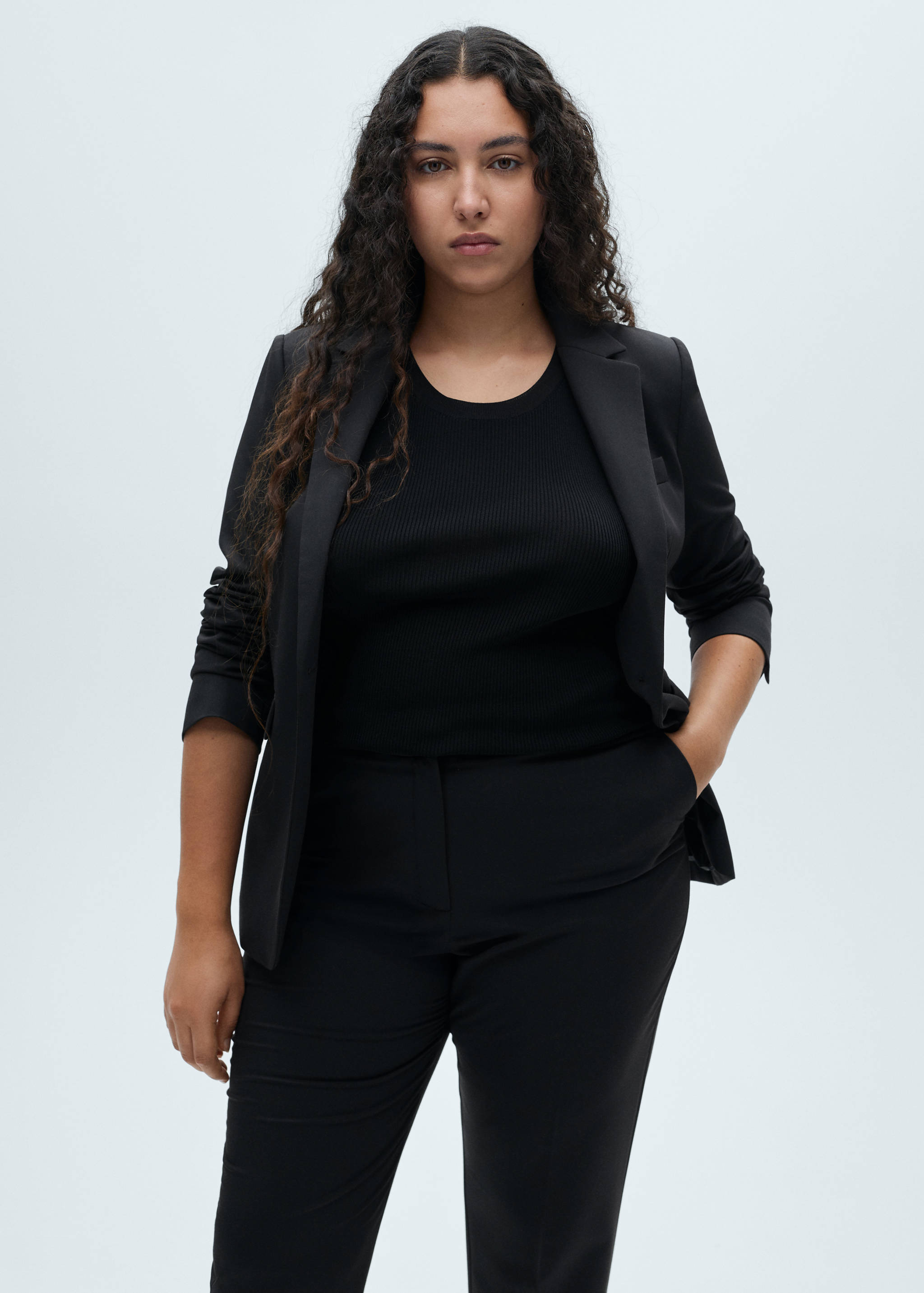 Straight suit trousers - Details of the article 5