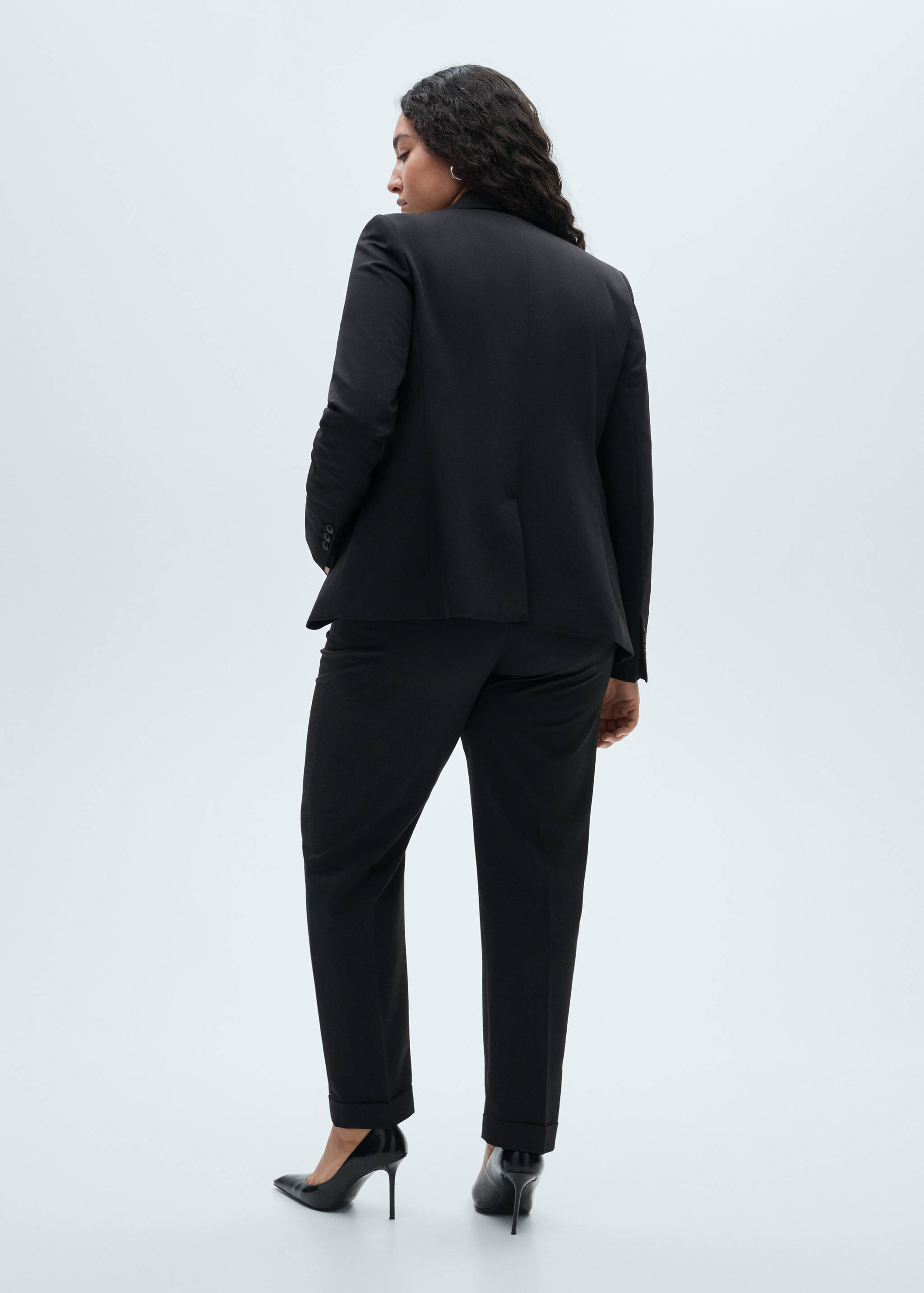 Straight suit trousers - Details of the article 4