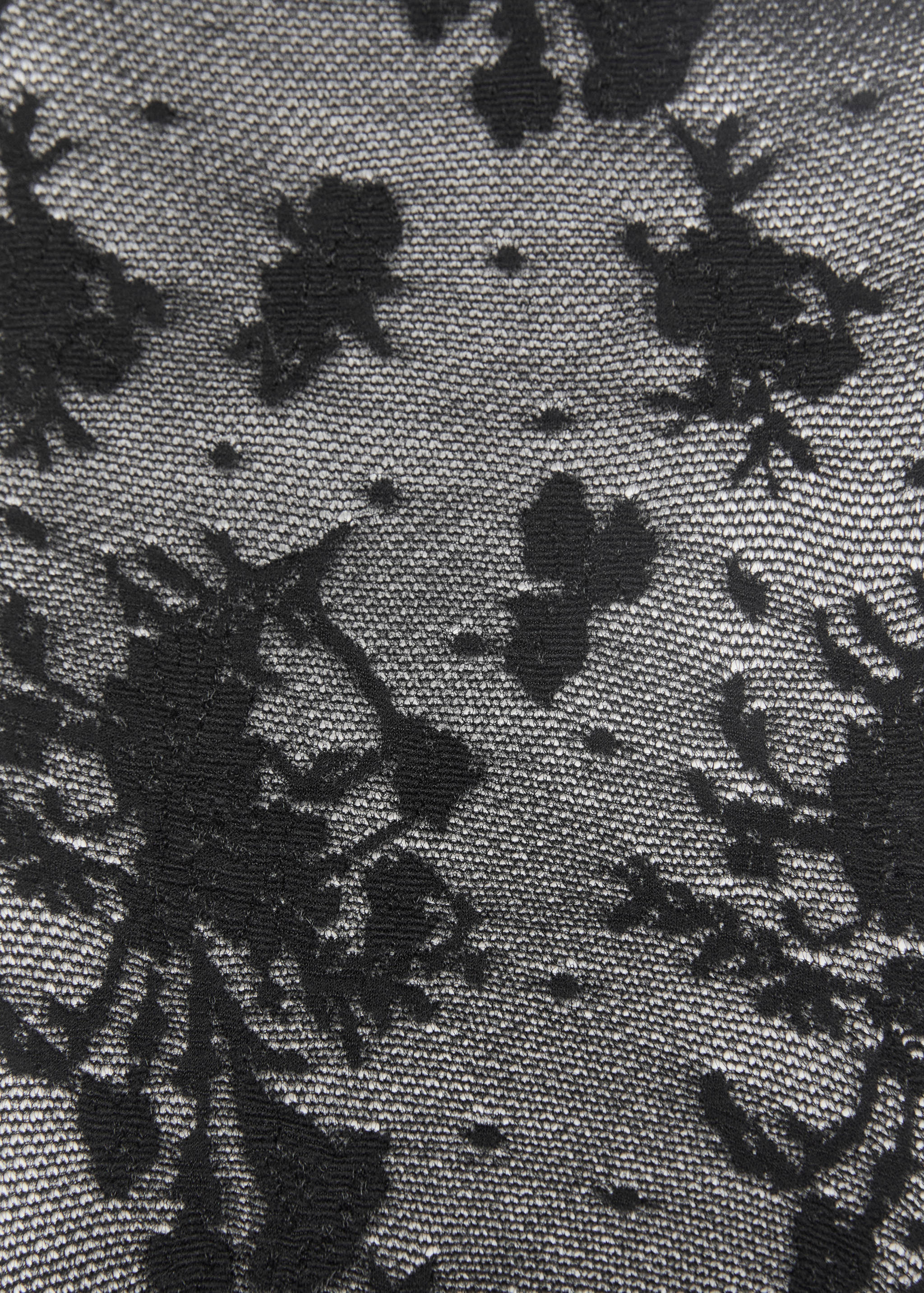 Lace-design stockings - Medium plane