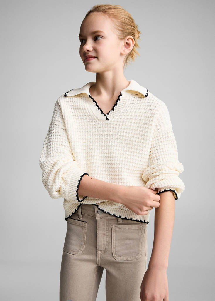 Flared jeans with pocket — Sand