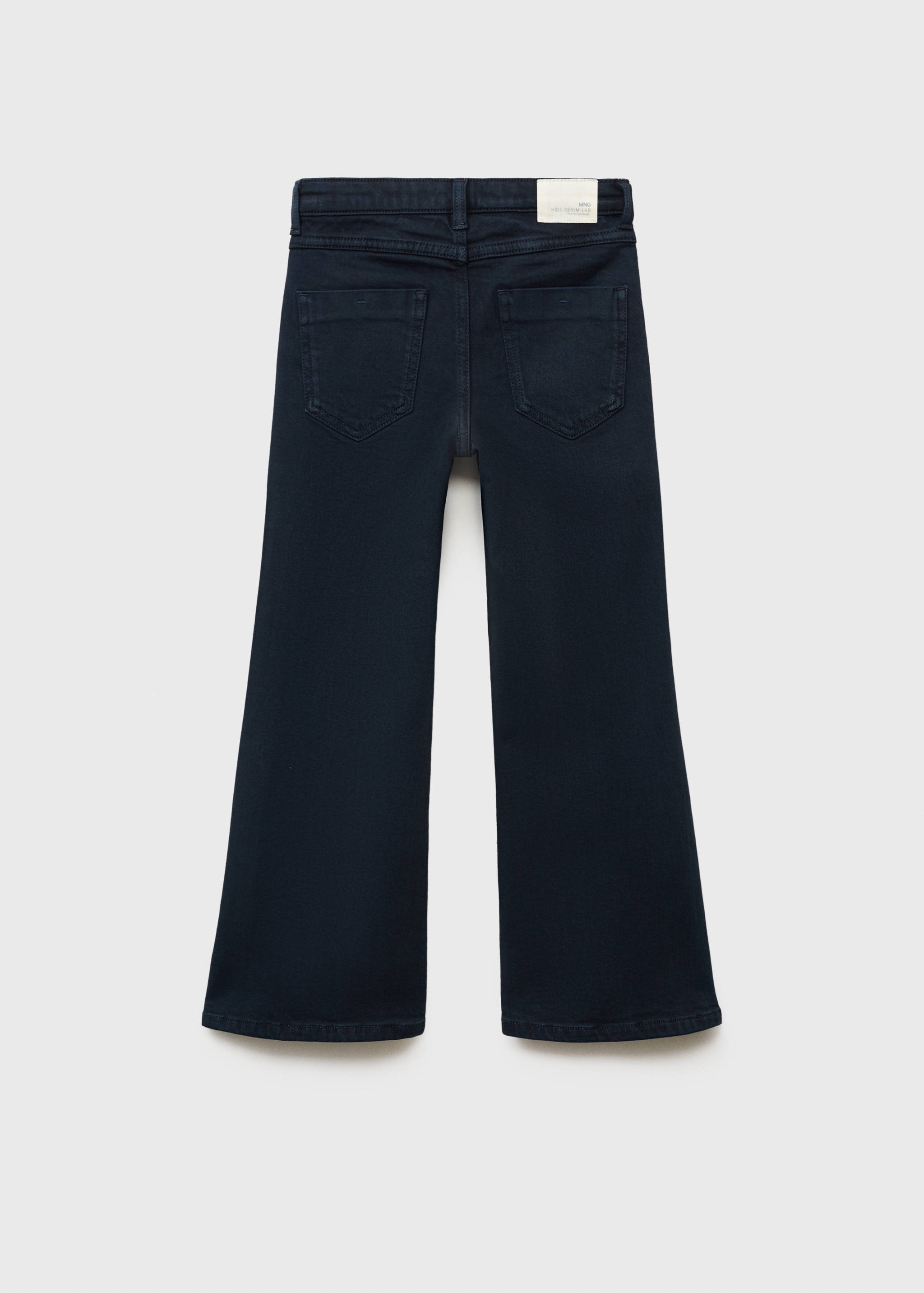 Flared jeans with pocket - Reverse of the article