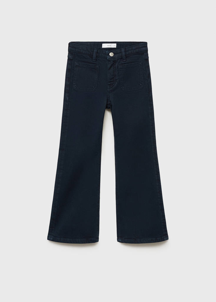 Flared jeans with pocket — Dark Navy