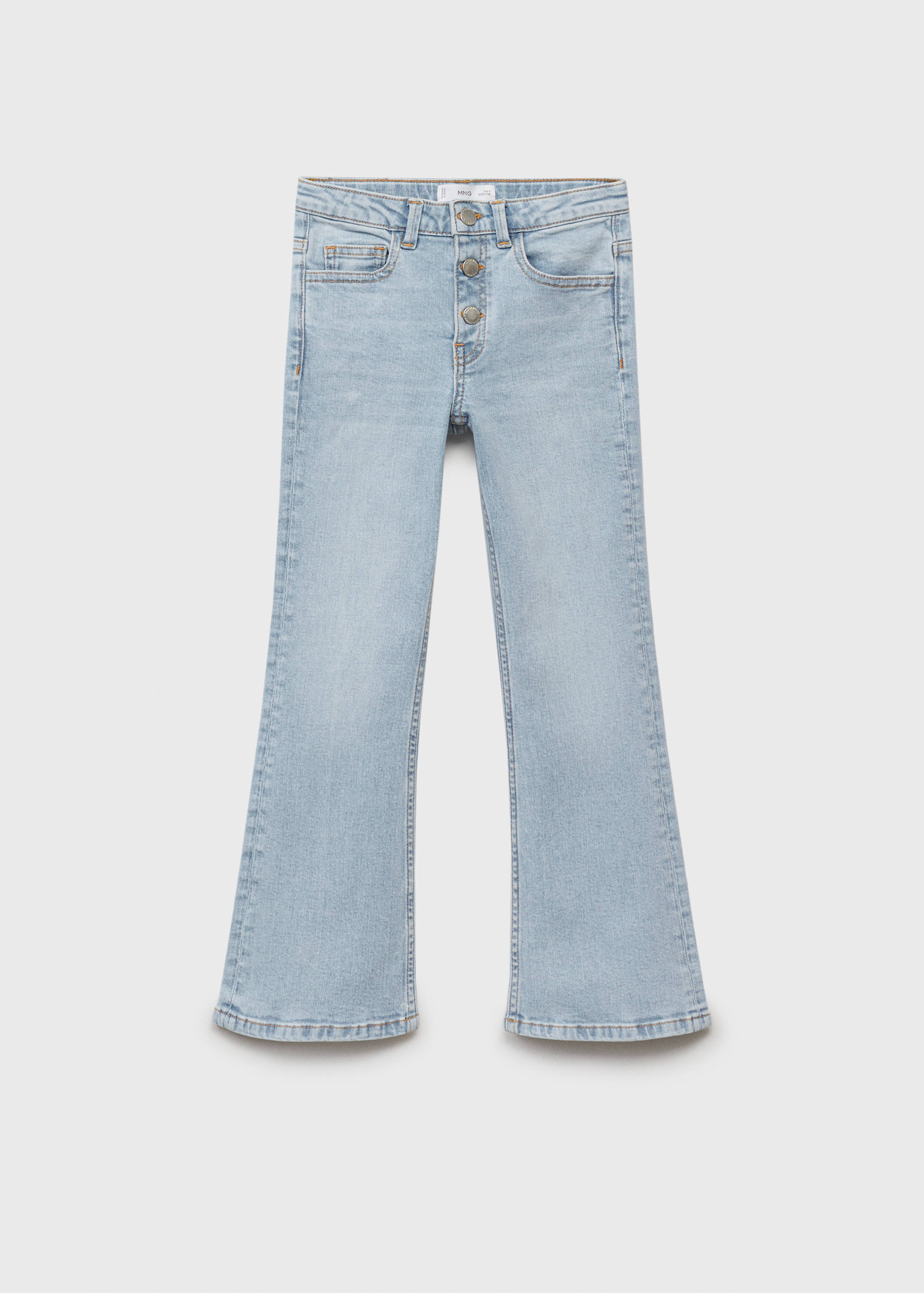 Buttons flare jeans - Article without model