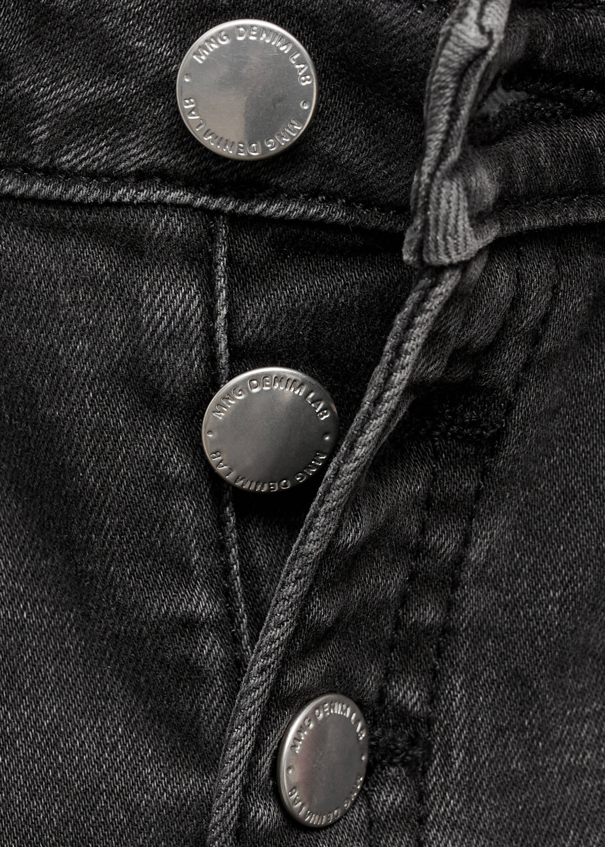 Buttons flare jeans - Details of the article 8