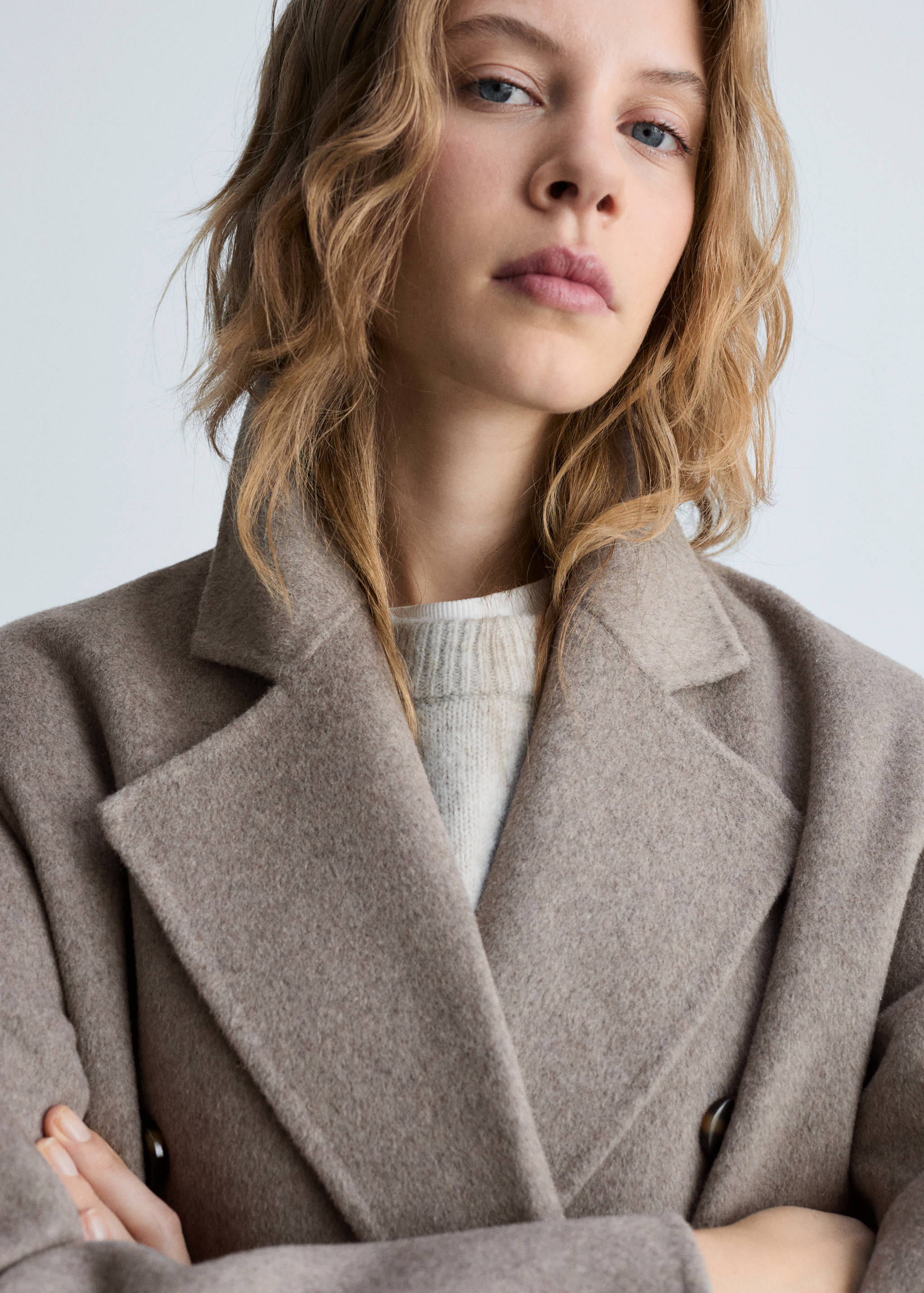 Oversize handmade long coat - Details of the article 1