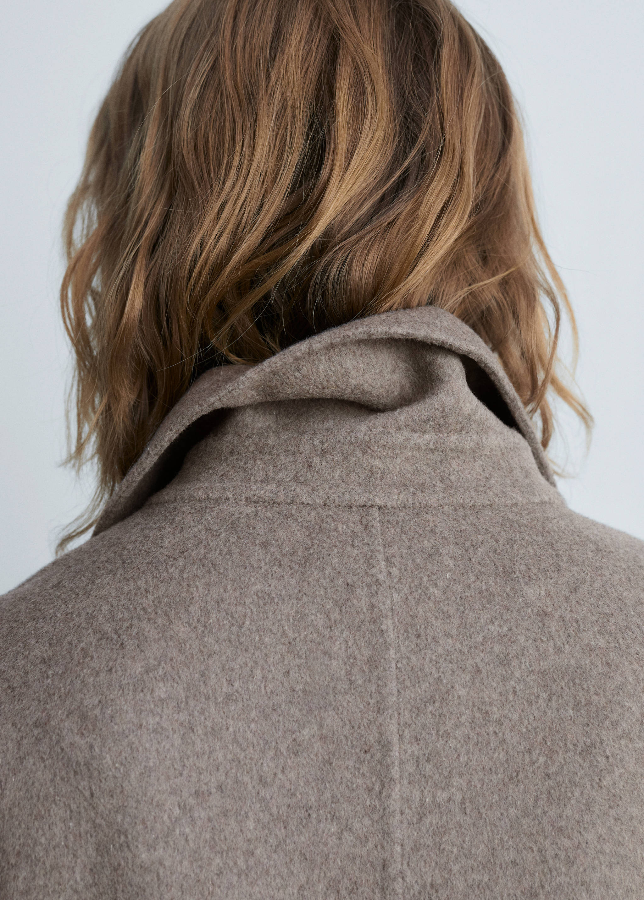 Oversize handmade long coat - Details of the article 6