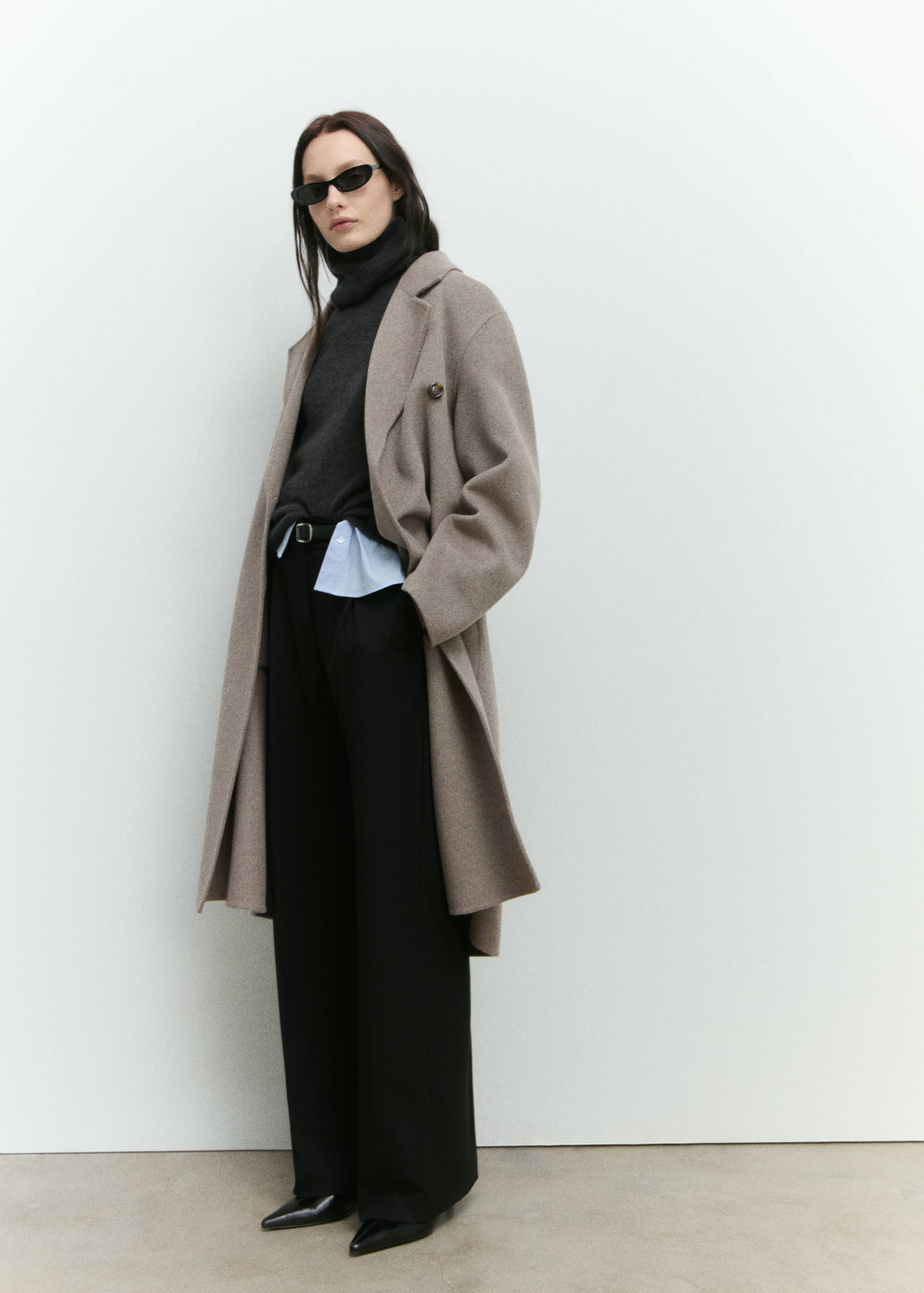 Oversize handmade long coat - Details of the article 7