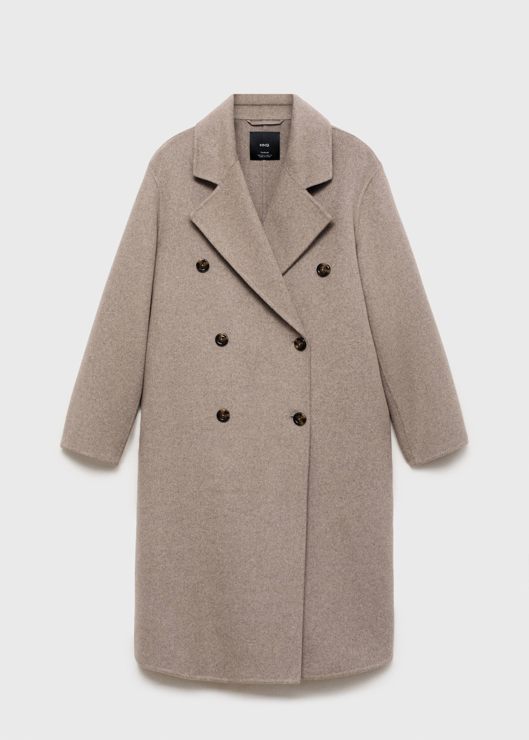 Dlouhý kabát handmade oversize - Zboží bez modelu