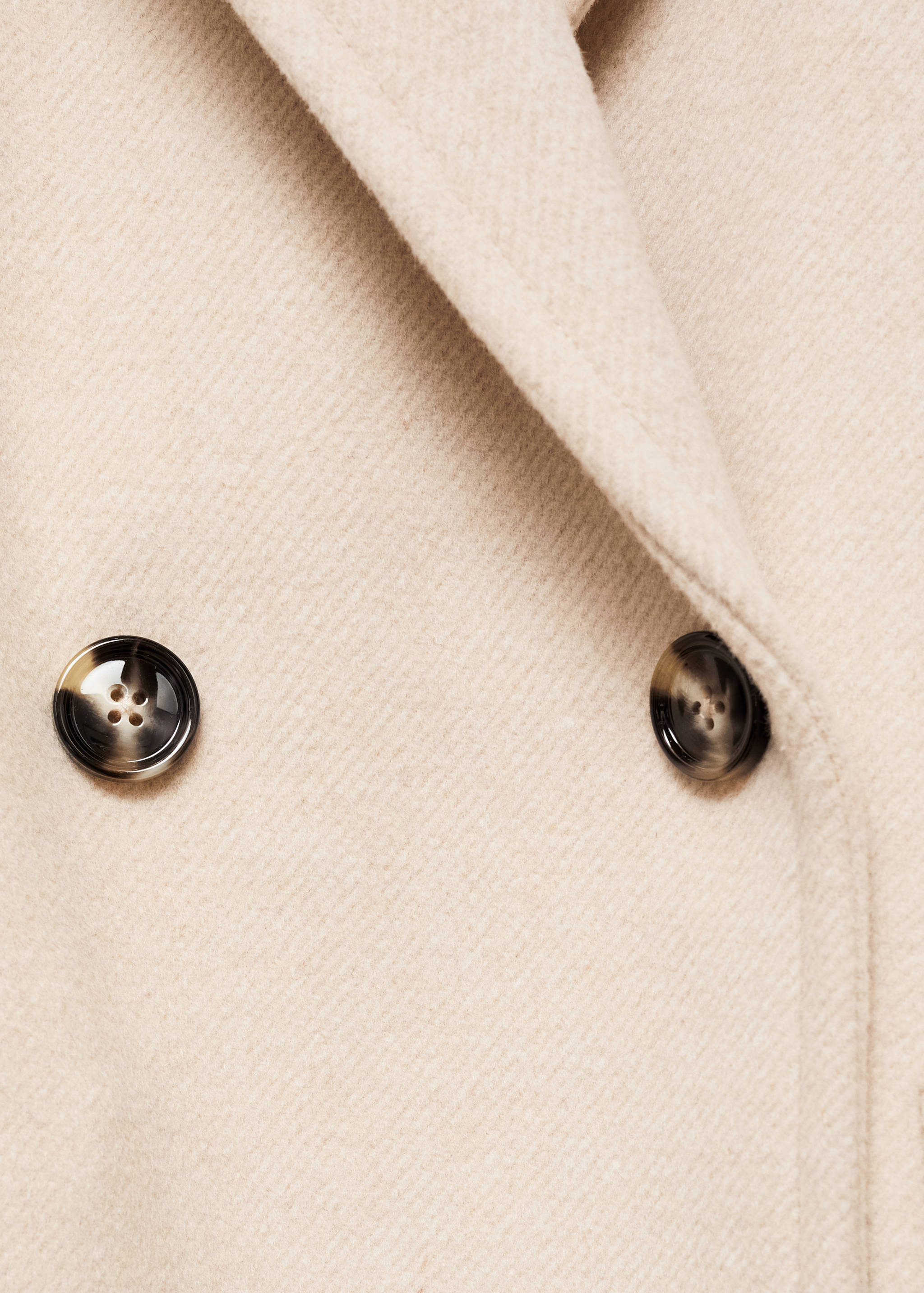 Double-breasted wool coat - Details of the article 0