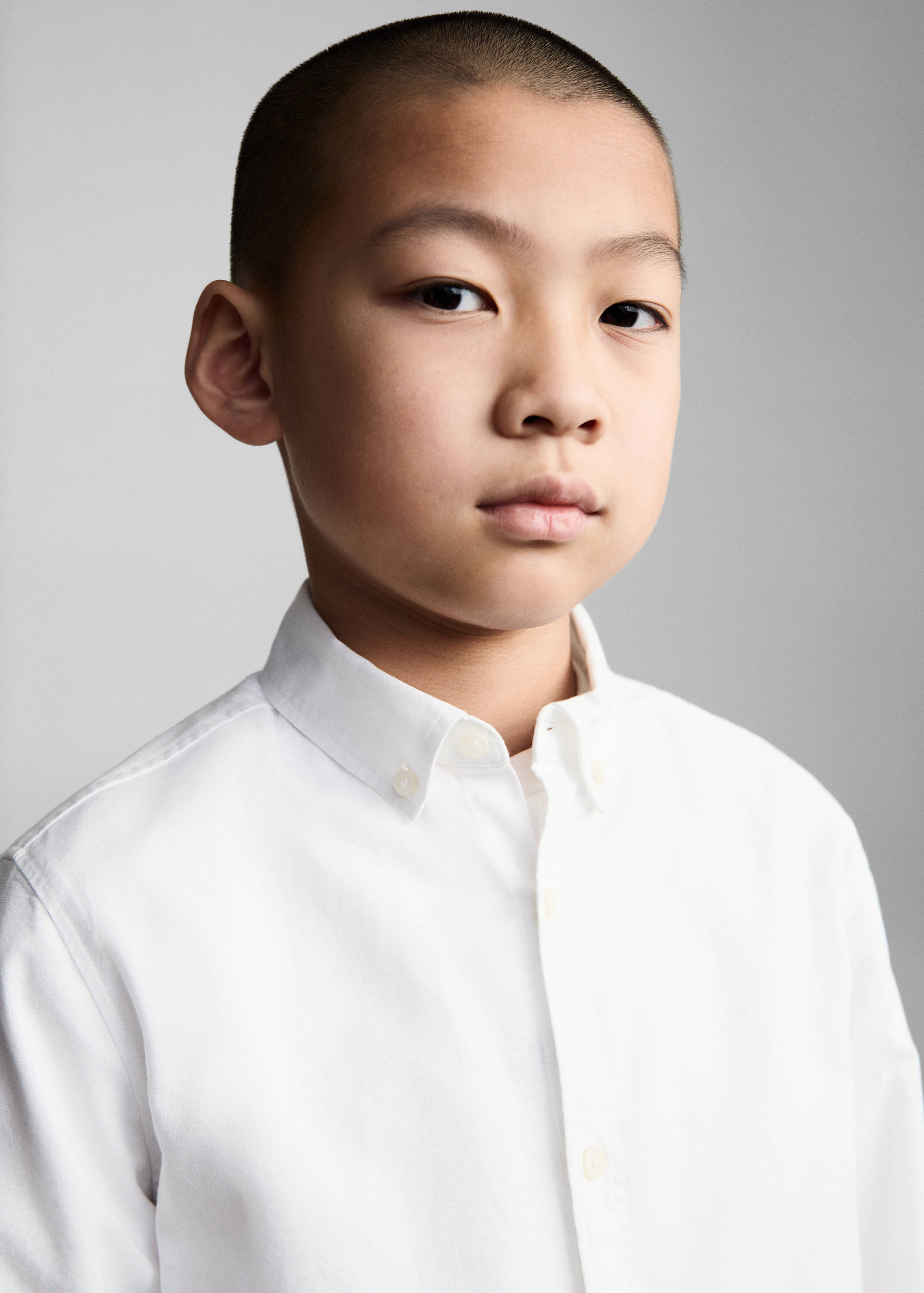 100% cotton Oxford shirt - Details of the article 1