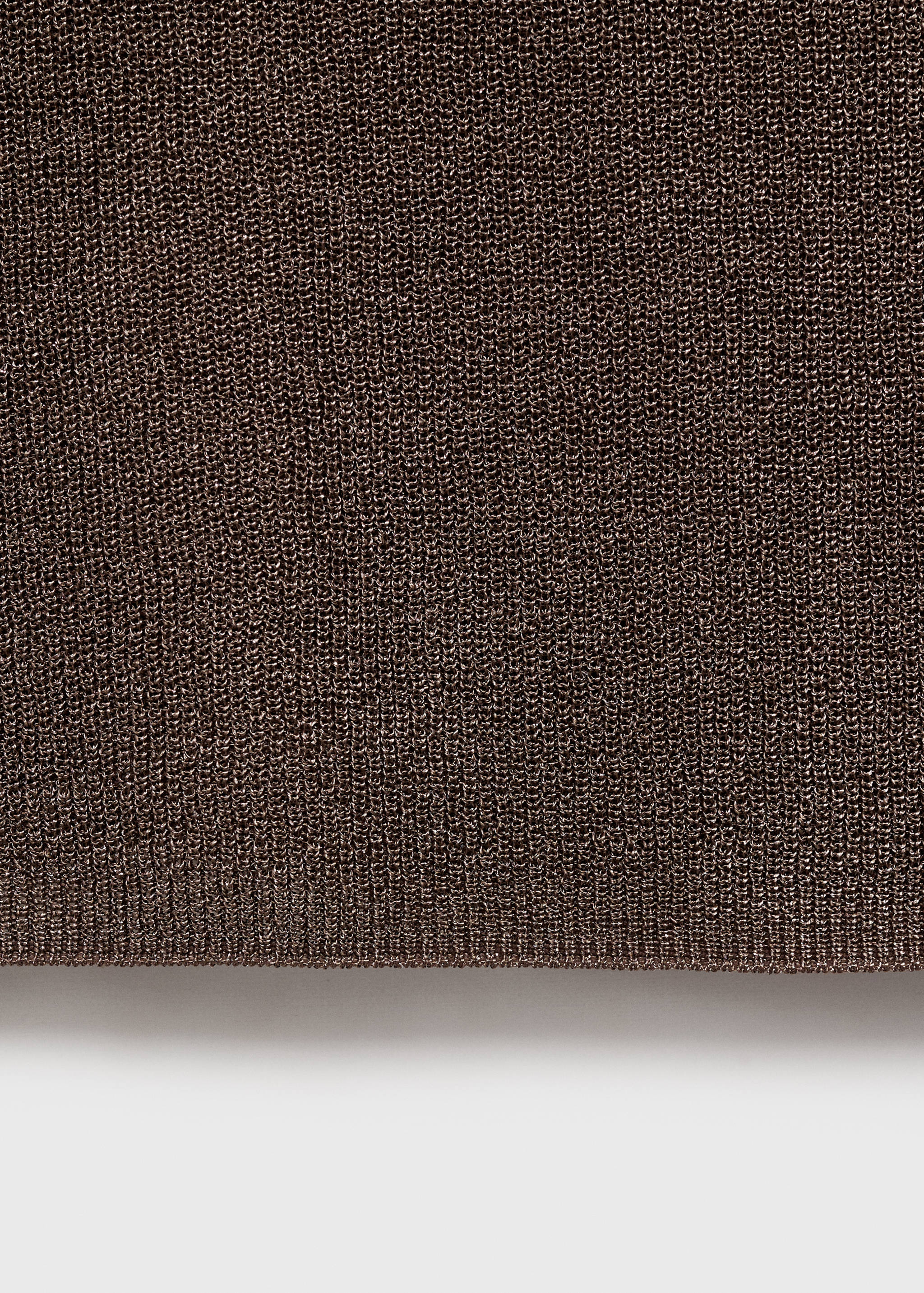 Lurex knitted top - Details of the article 0