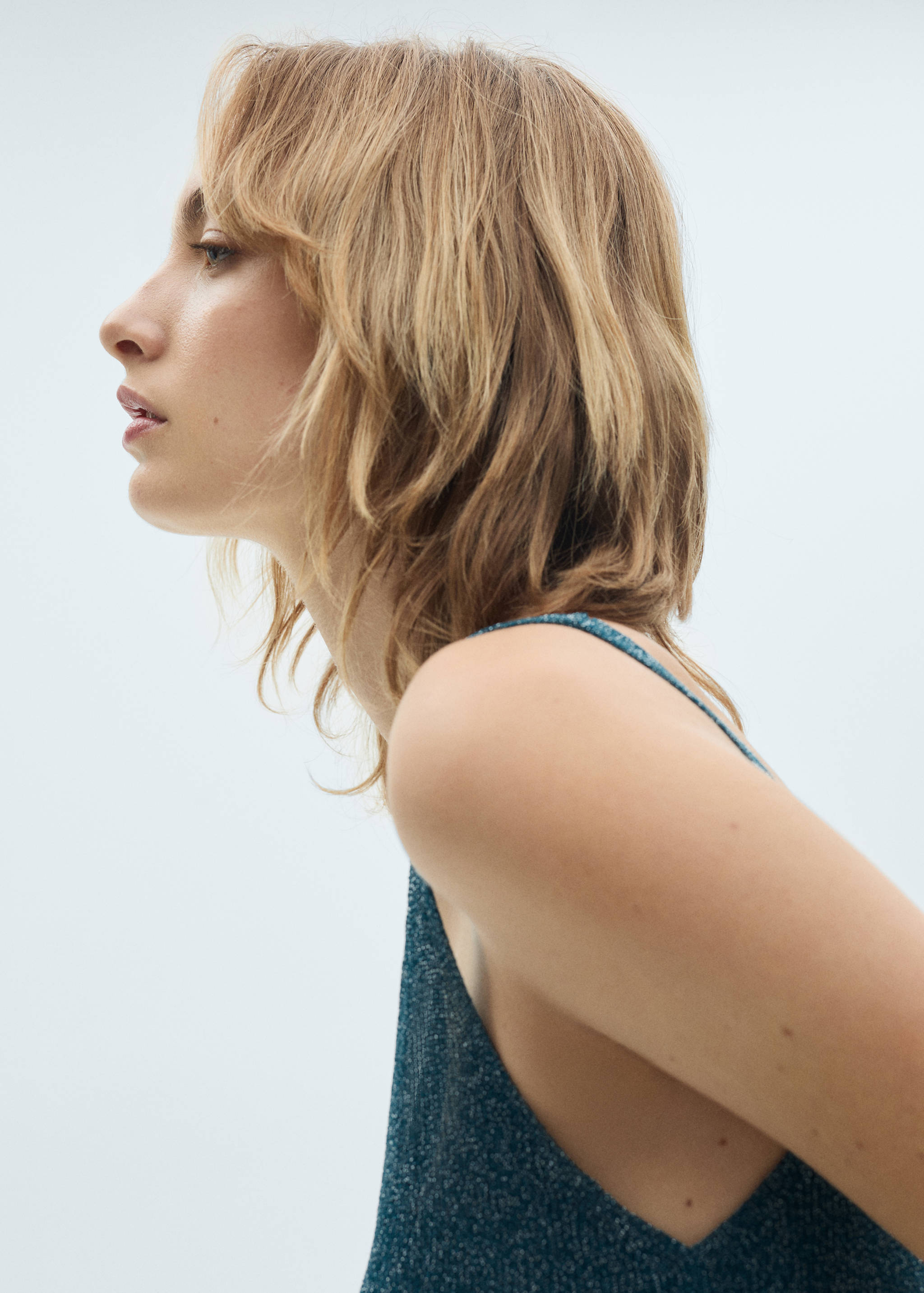 Lurex knitted top - Details of the article 1