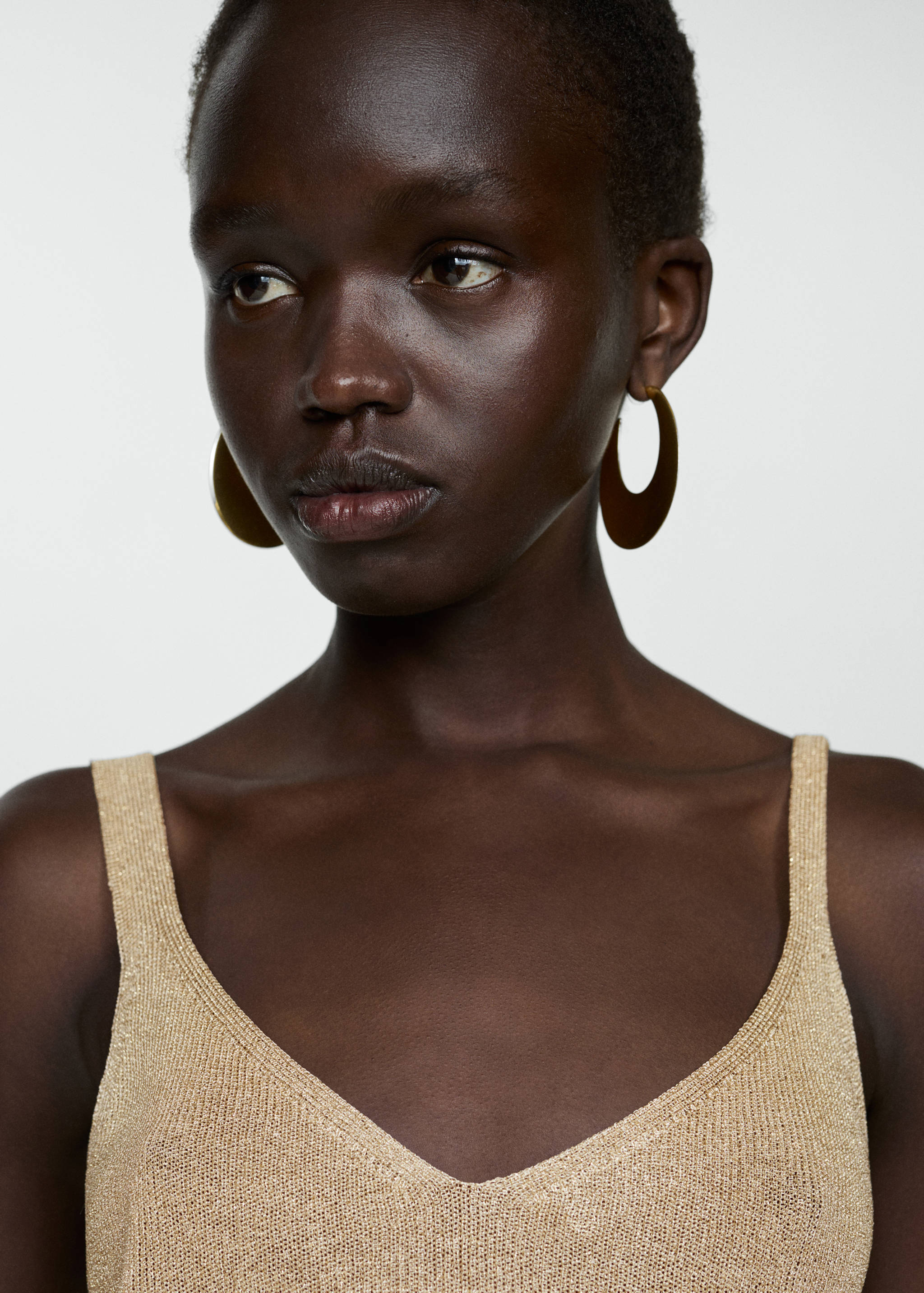 Lurex knitted top - Details of the article 1