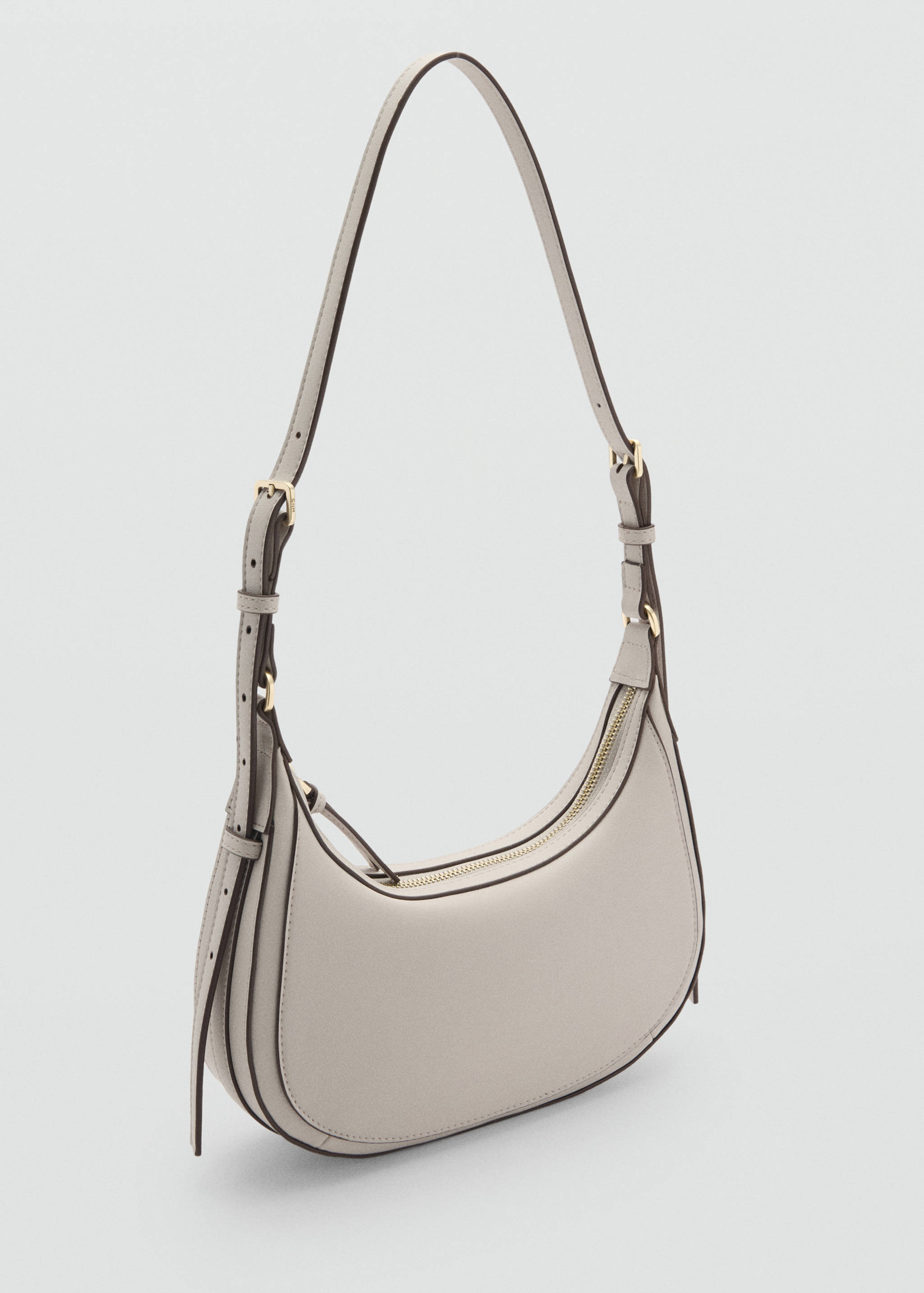 Oval shoulder bag - Medium plane