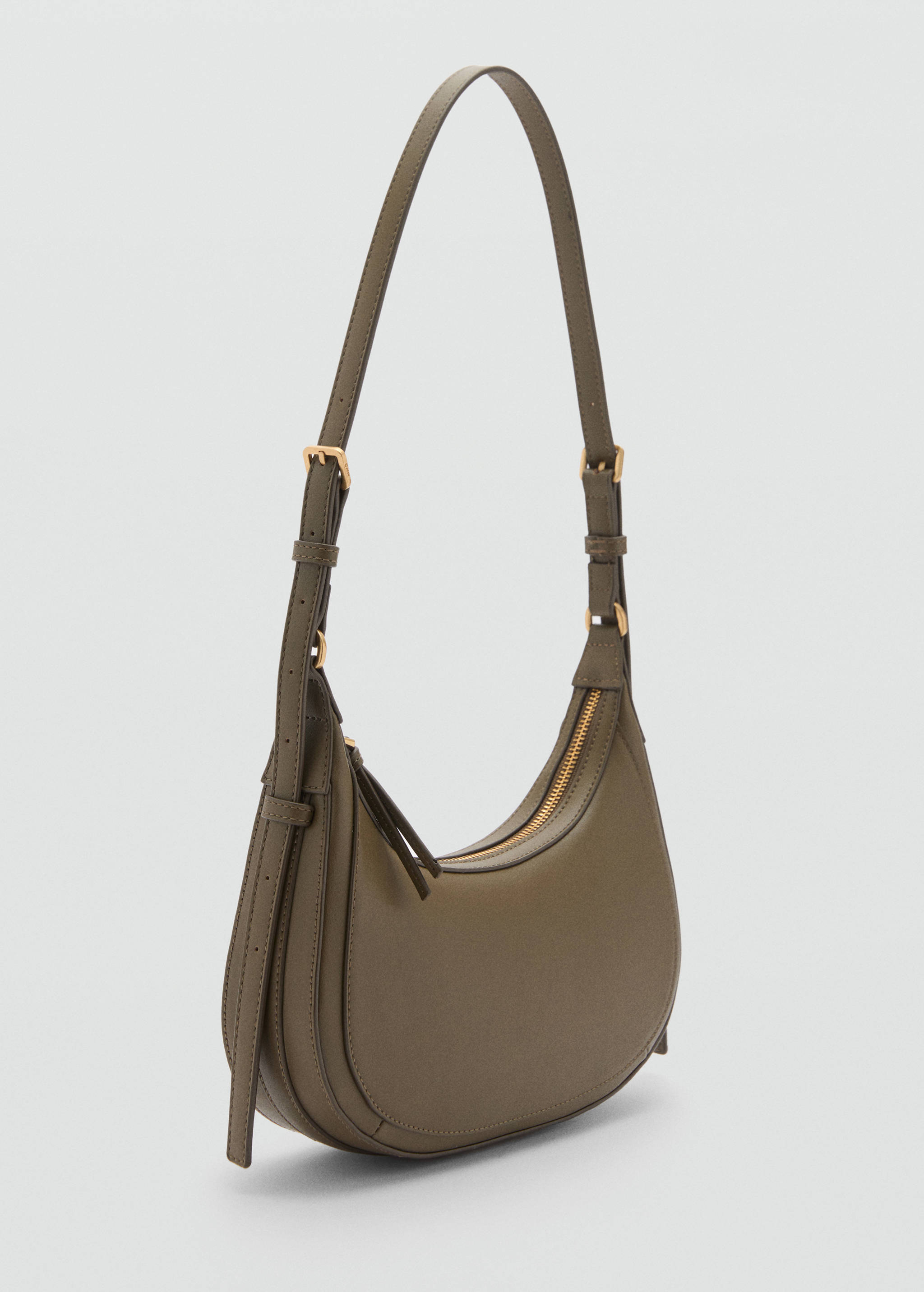 Oval shoulder bag - Medium plane