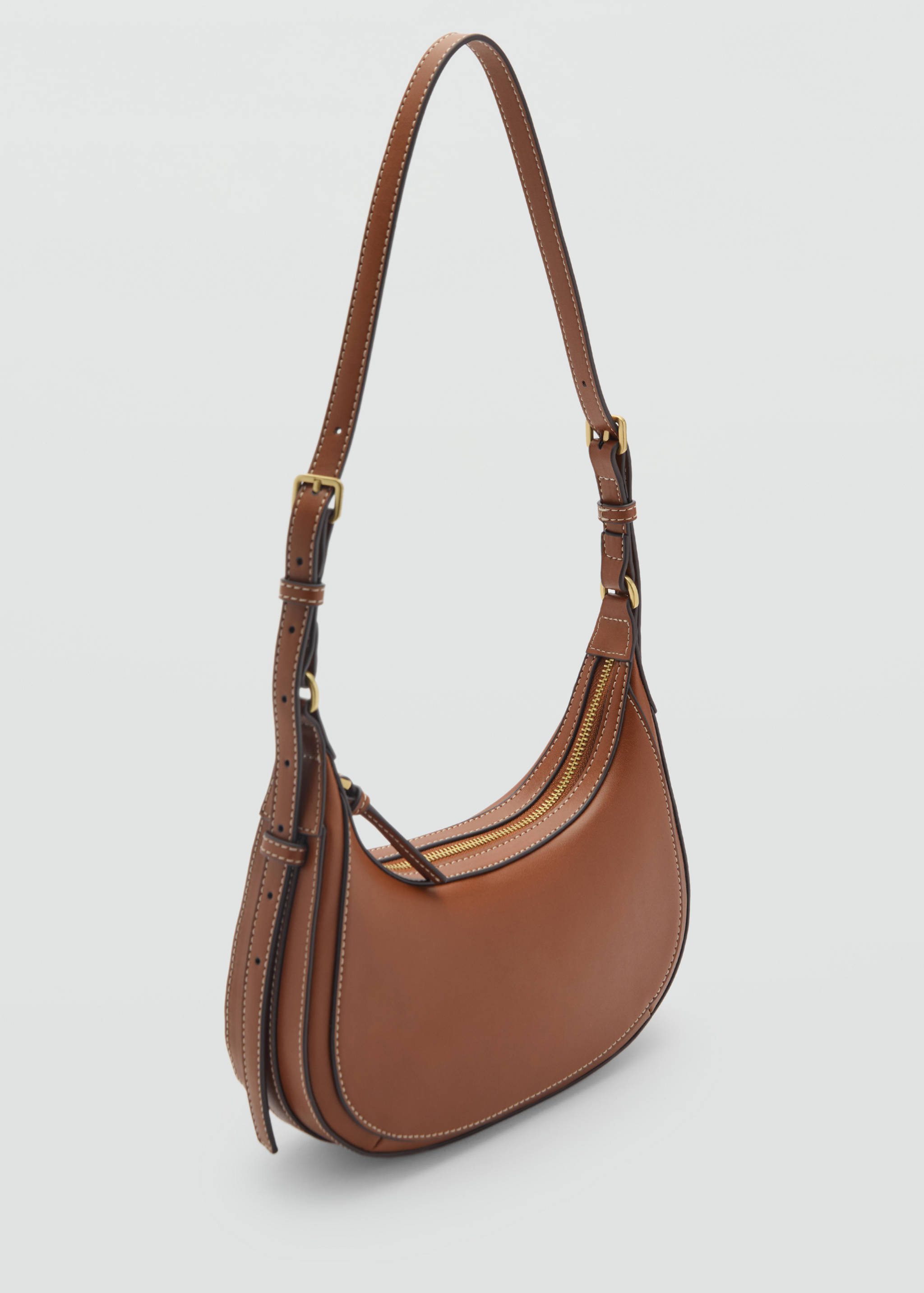 Oval shoulder bag - Medium plane