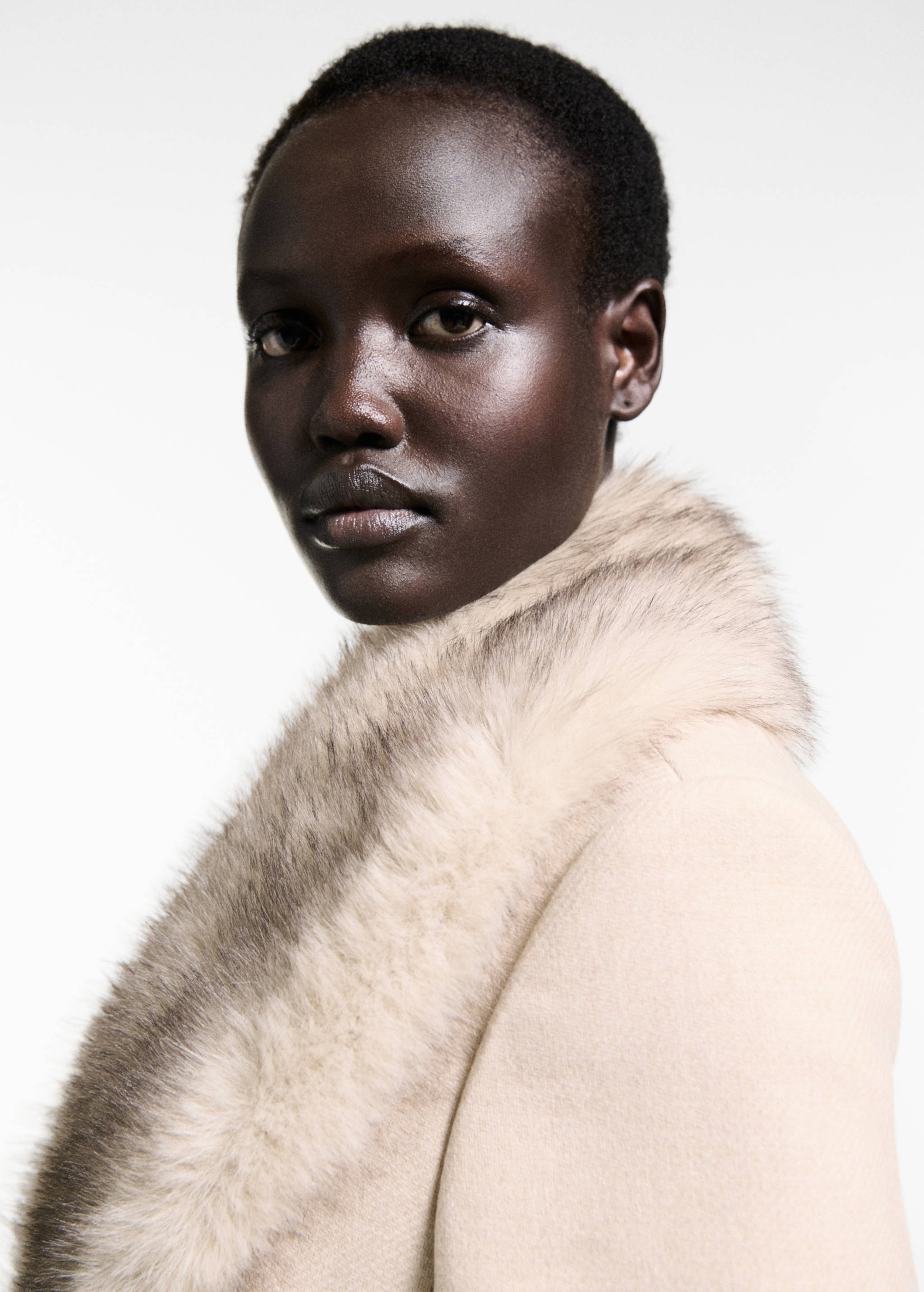 Manteau laine Manteco col amovible - Détail de l'article 1