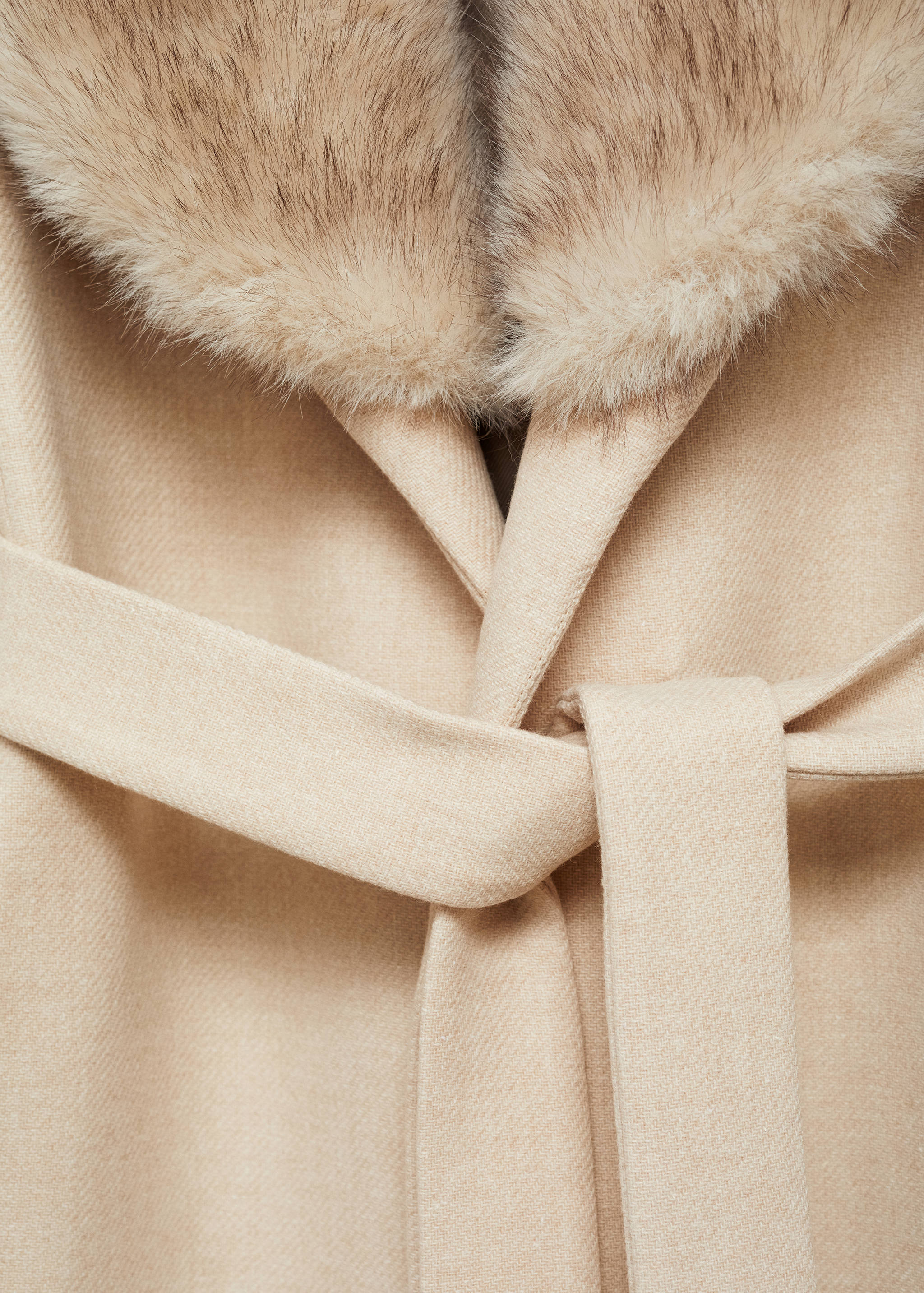 Manteau laine Manteco col amovible - Détail de l'article 0