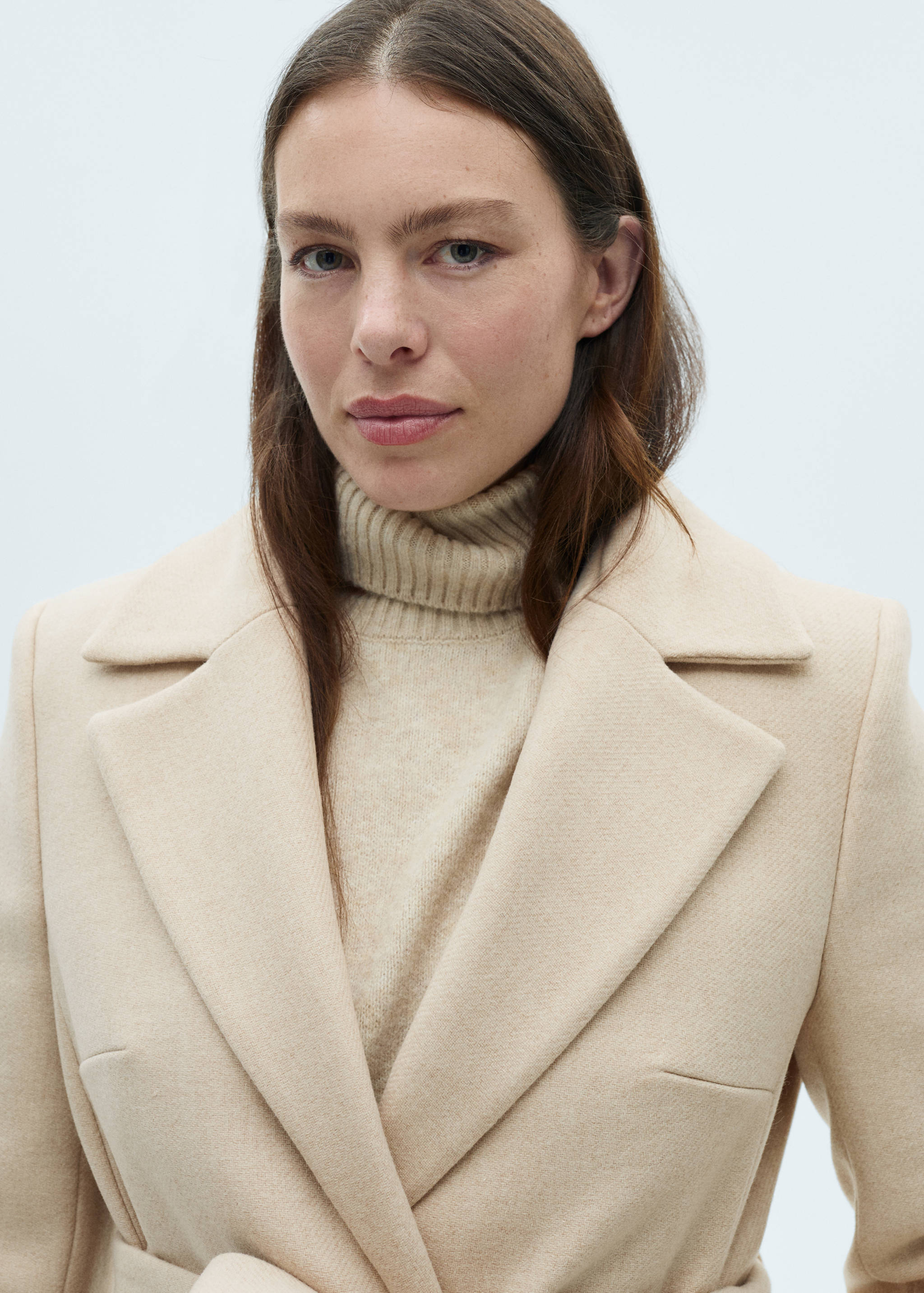 Manteau laine Manteco col amovible - Détail de l'article 4