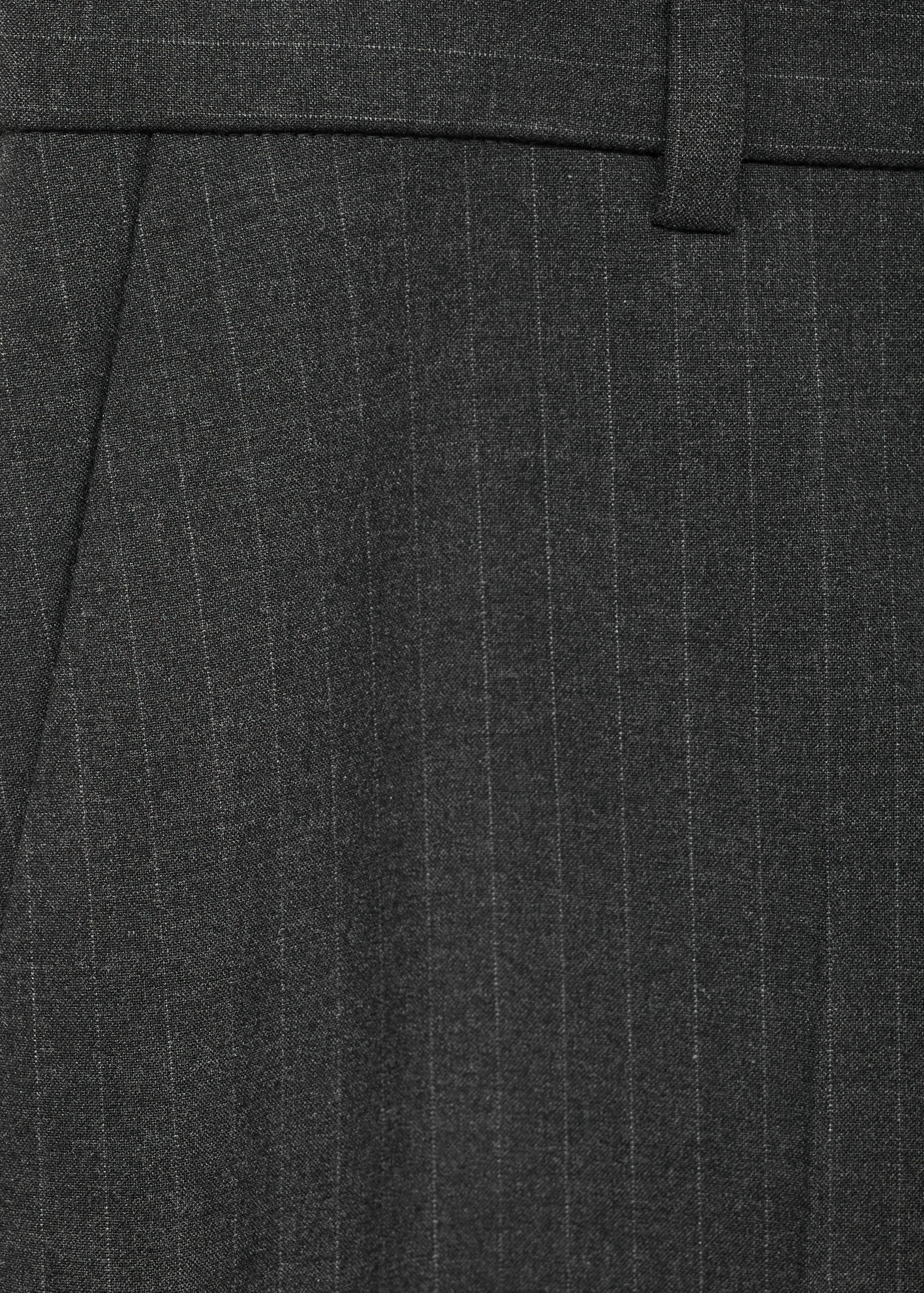 Pinstripe suit trousers - Details of the article 0