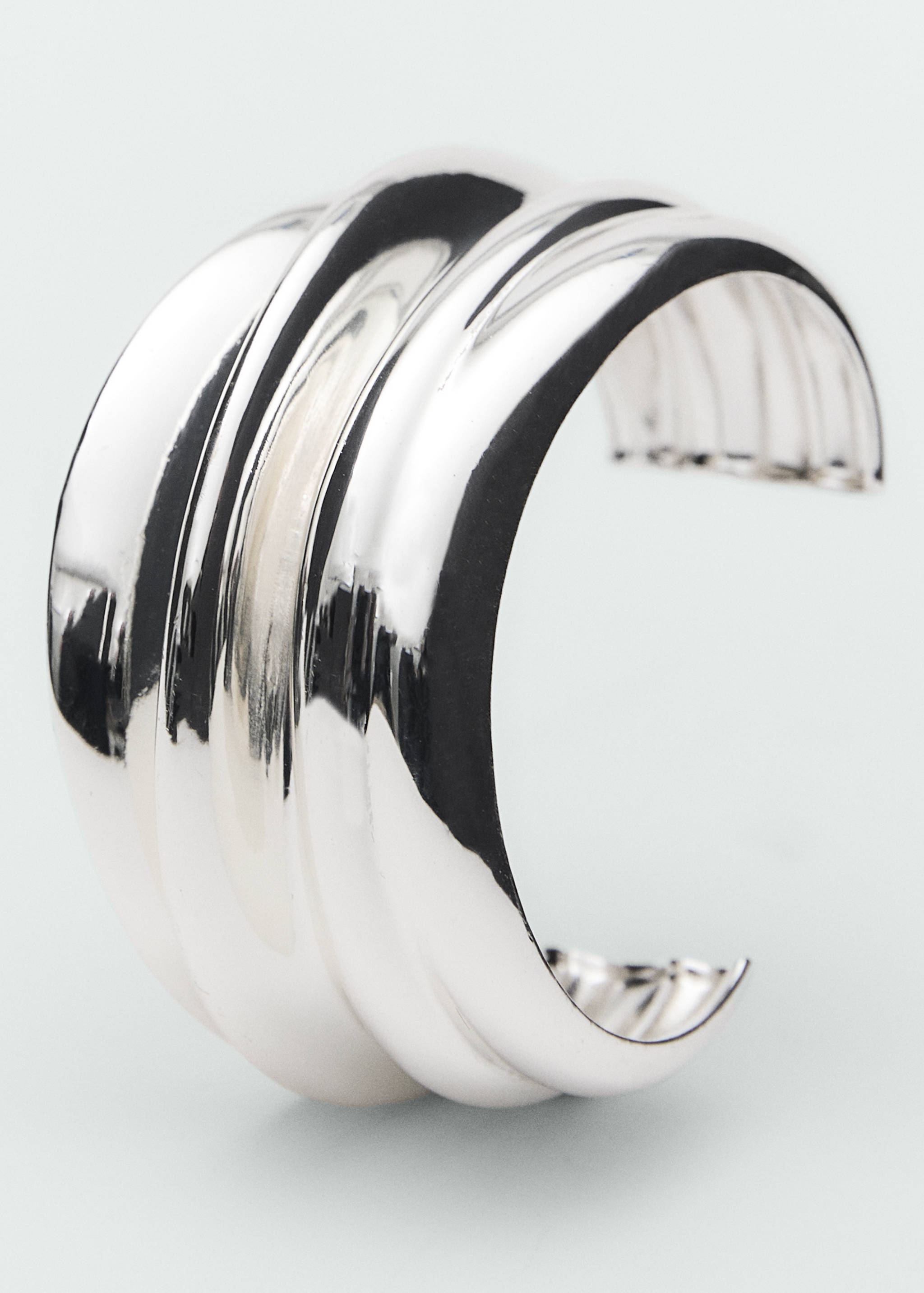 Embossed maxi bracelet - Medium plane