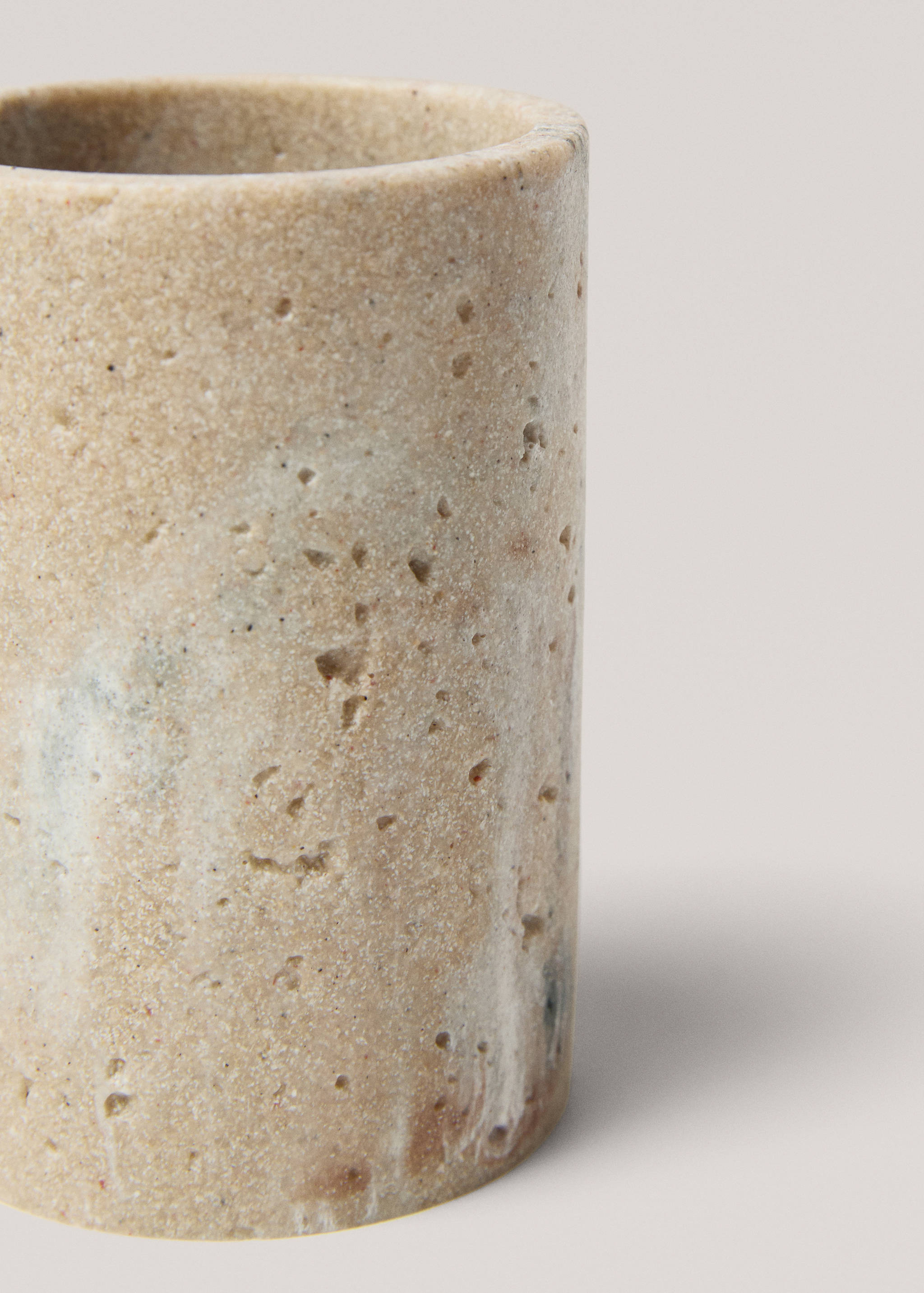 Marble-effect resin bathroom glass - Details of the article 1