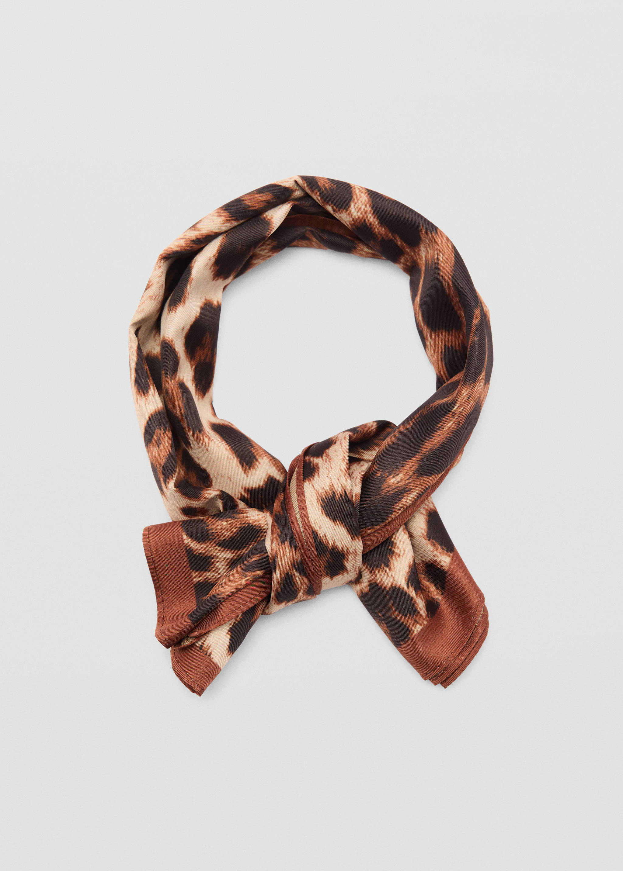 Leopard printed scarf - Details of the article 1