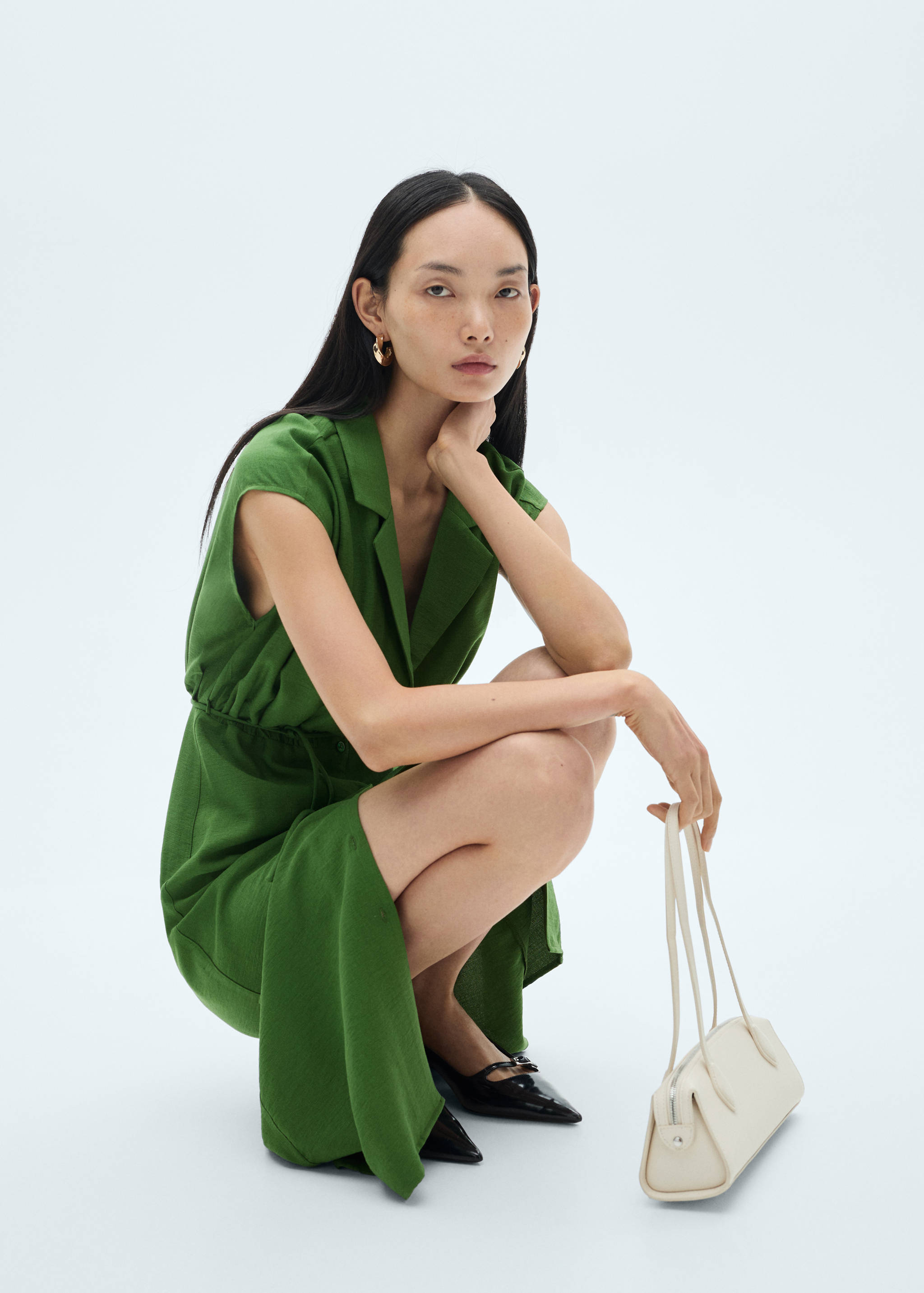 Vestido camisero lazo - Detalle del artículo 2