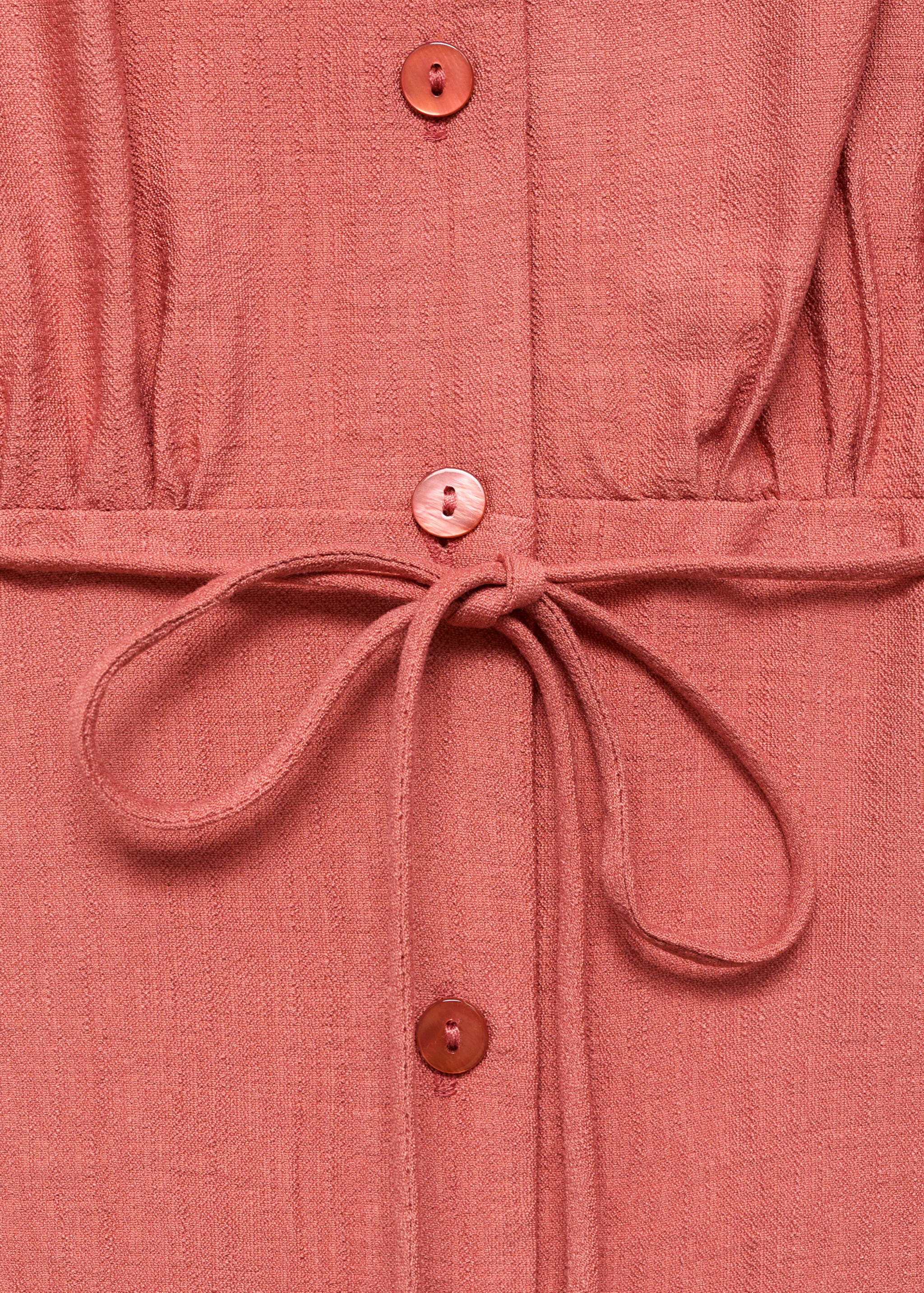 Vestido camisero lazo - Detalle del artículo 0