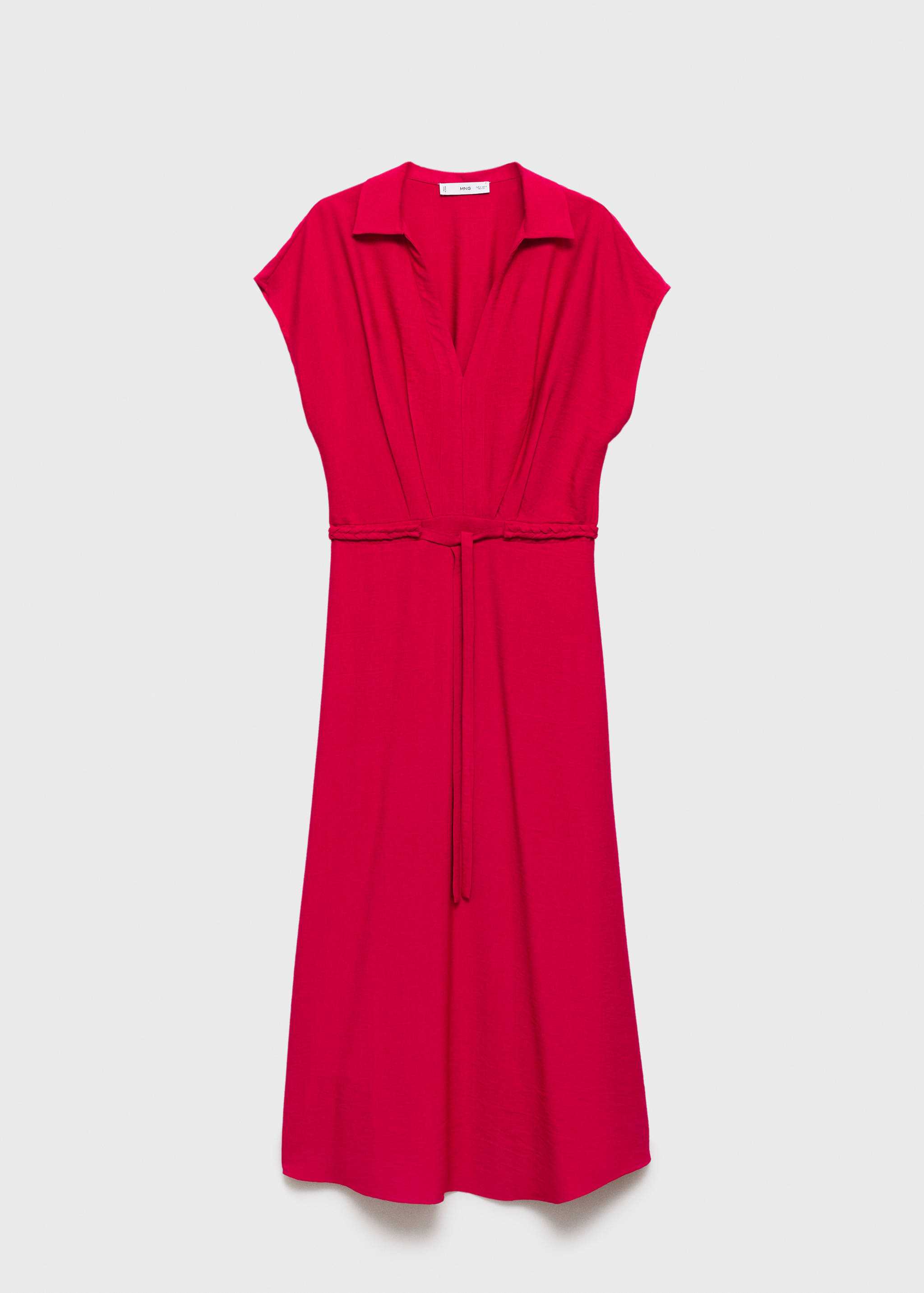 Cotton dress with dart detail - Article without model