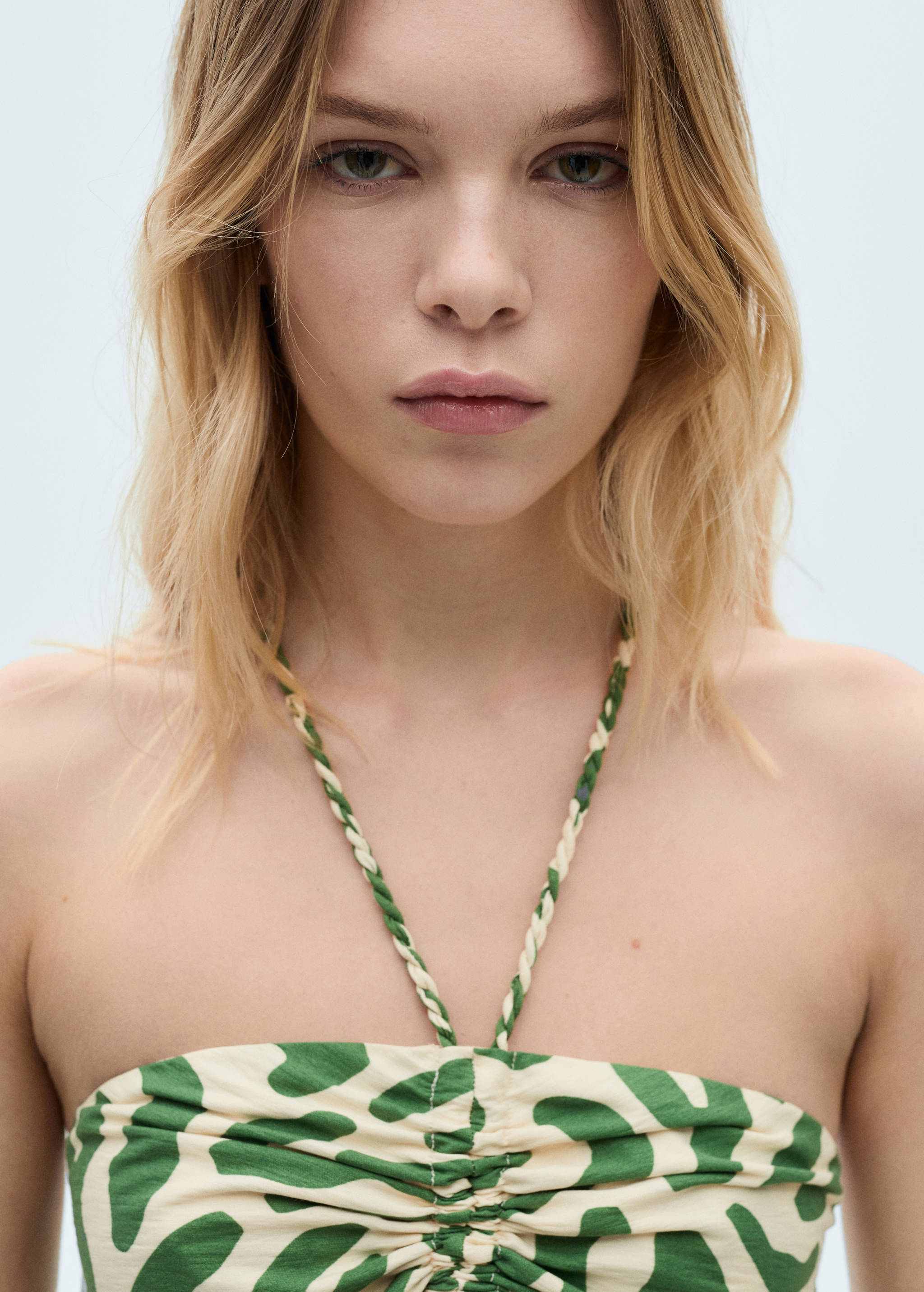 Платье с воланом, хлопок - Деталь изделия 1