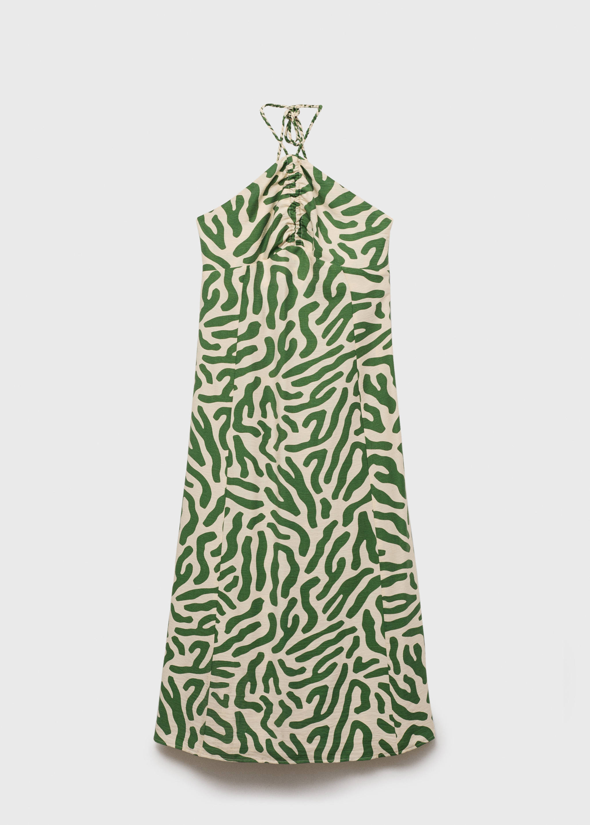 Платье с воланом, хлопок - Изделие без модели