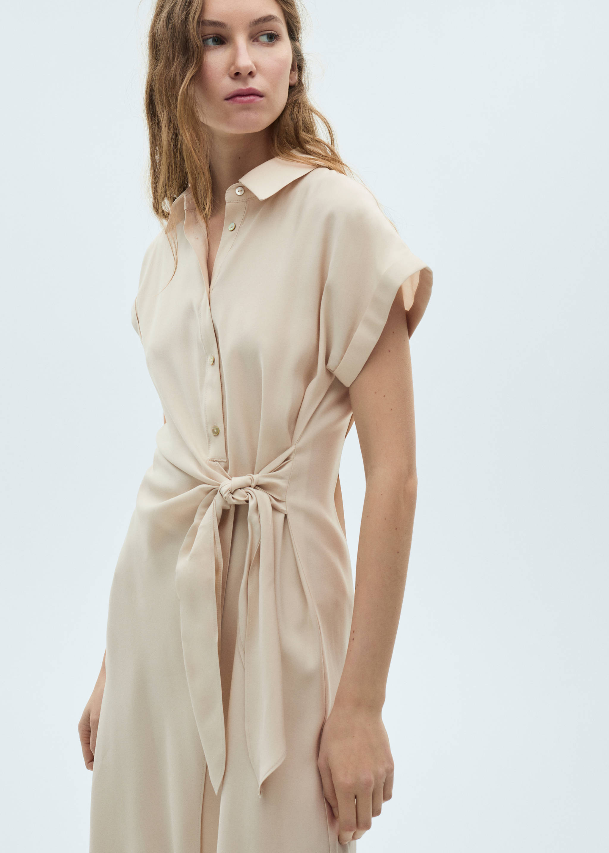Wrap shirt dress - Medium plane