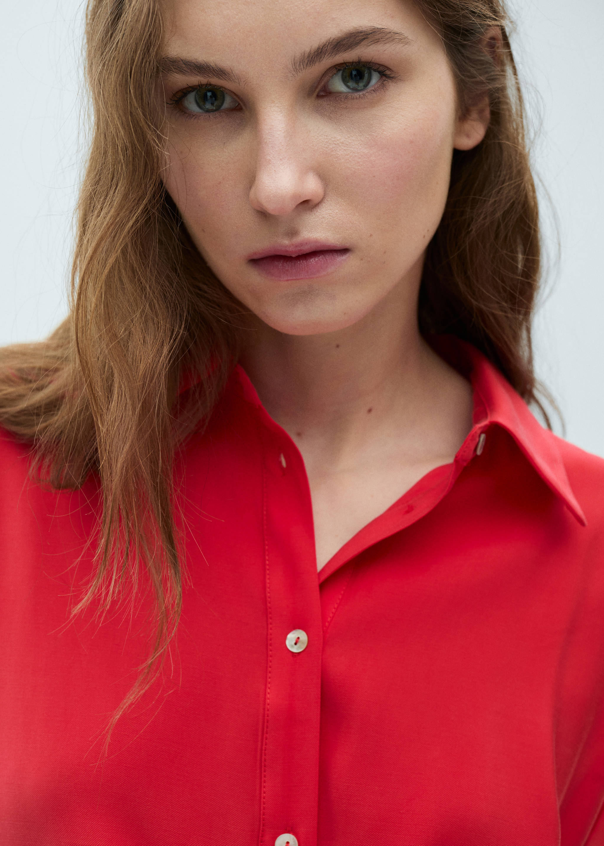 Wrap shirt dress - Details of the article 1