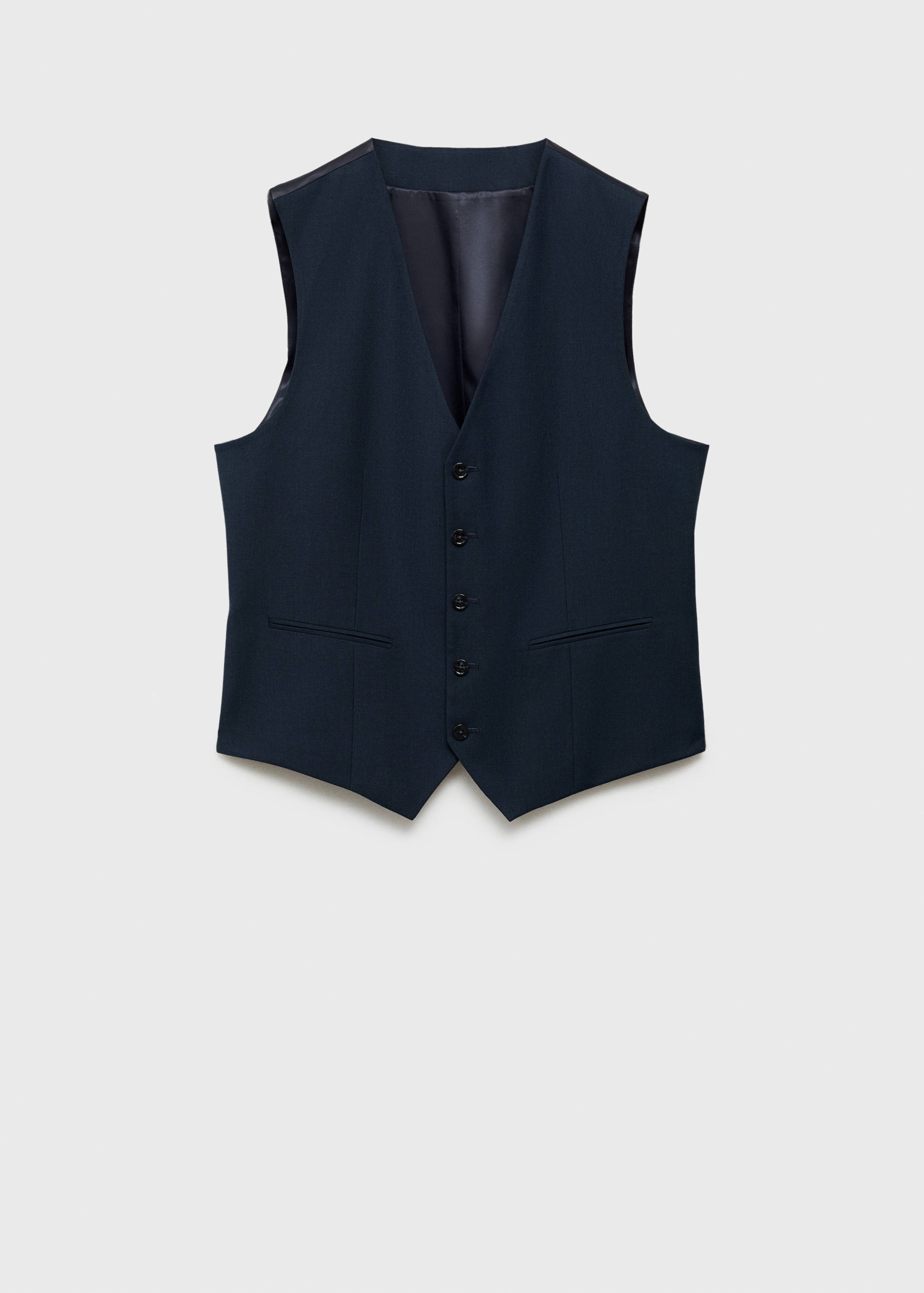 Slim-fit suit waistcoat - Article without model