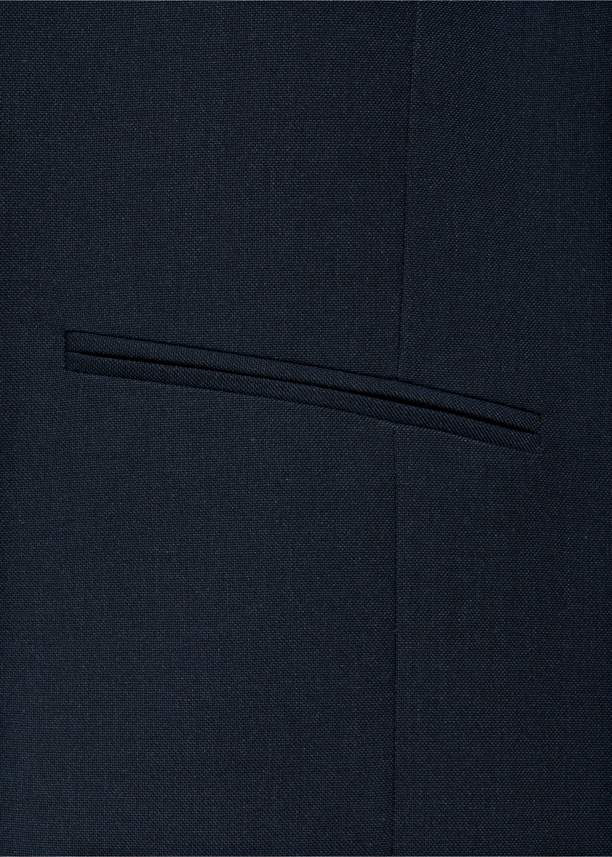 Chaleco traje slim fit - Detalle del artículo 8, Azul marino oscuro. Ref: 87050585-00.
