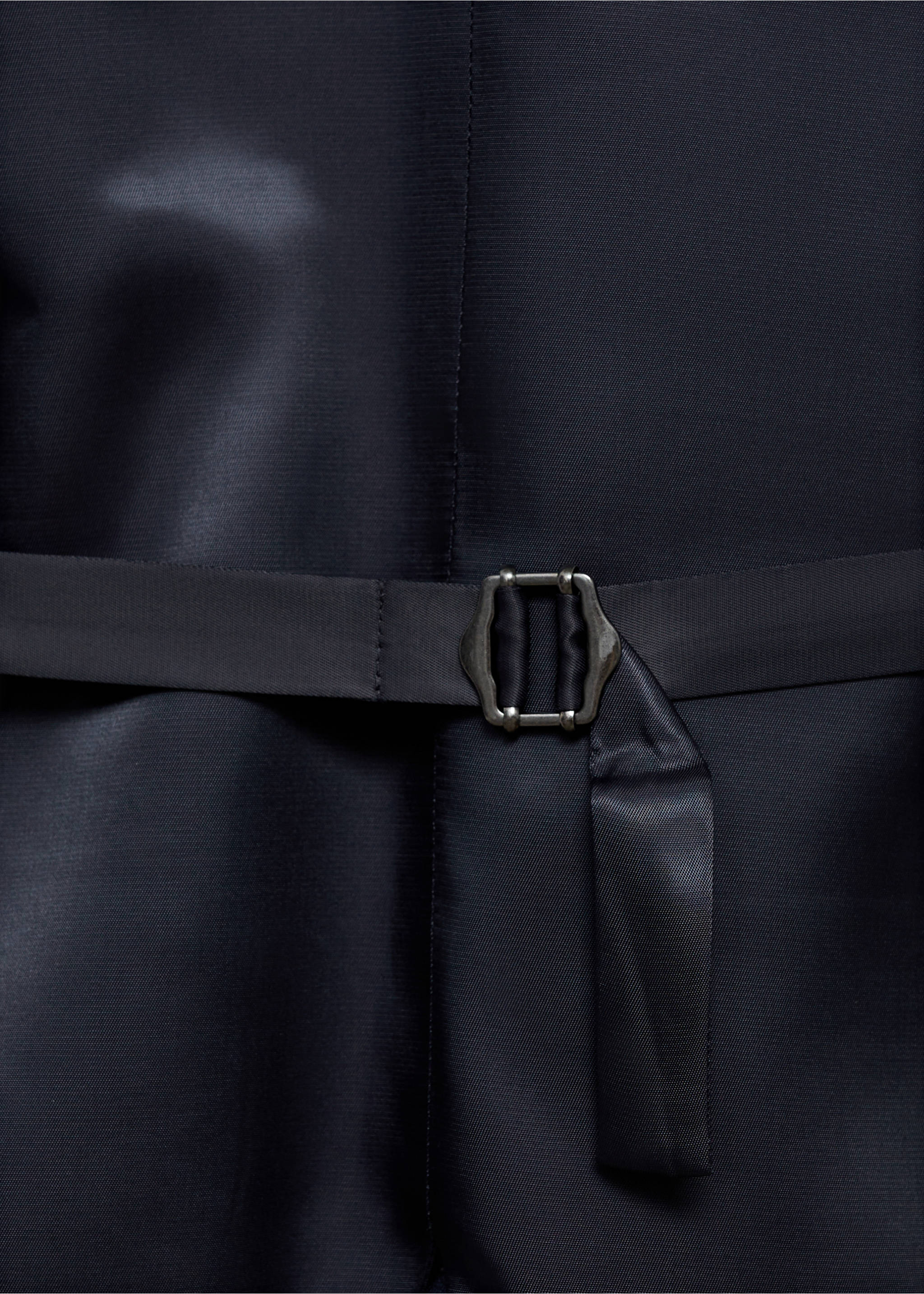Chaleco traje slim fit - Detalle del artículo 0, Azul marino oscuro. Ref: 87050585-00.