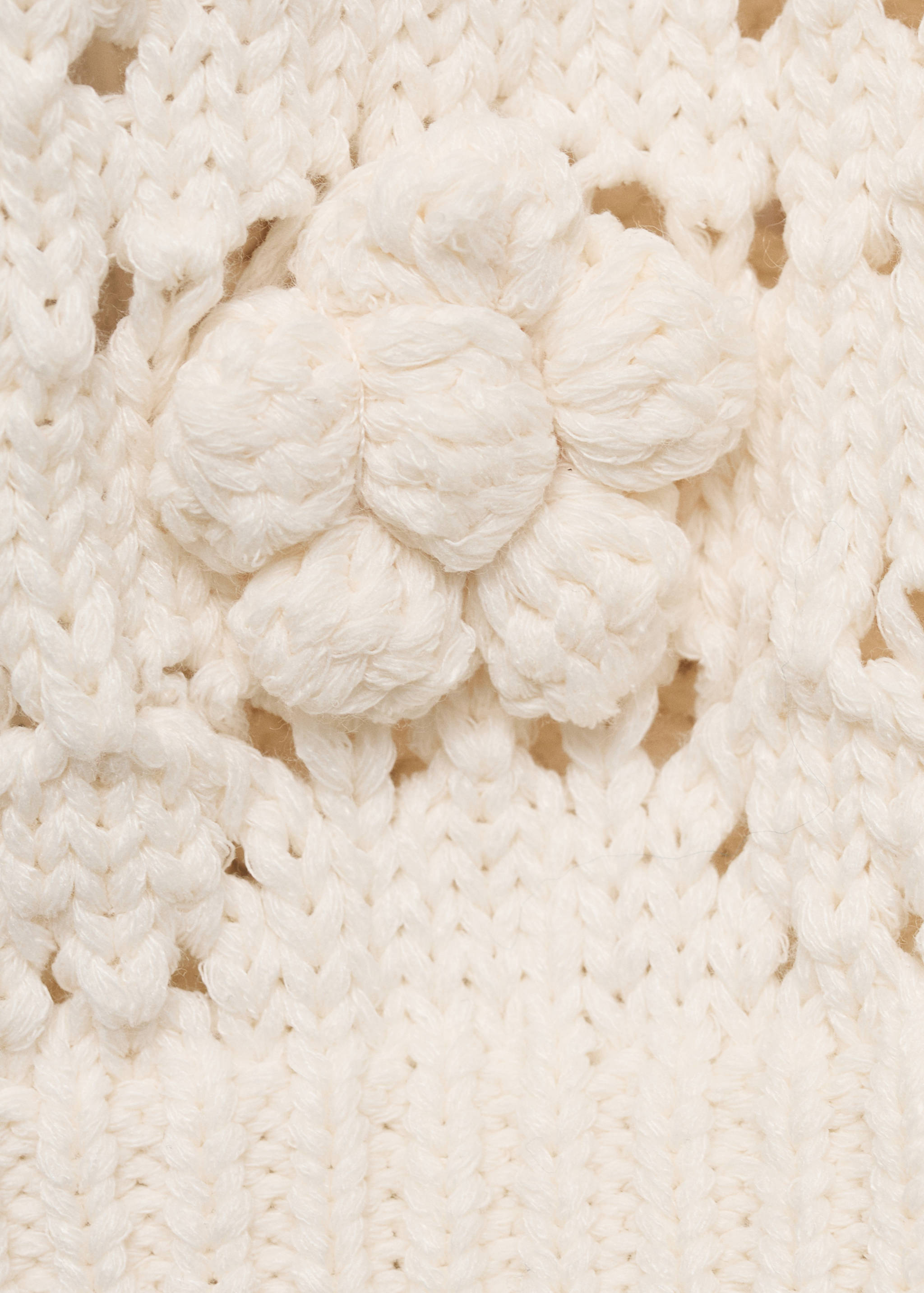 Pull-over court maille ajourée - Détail de l'article 0