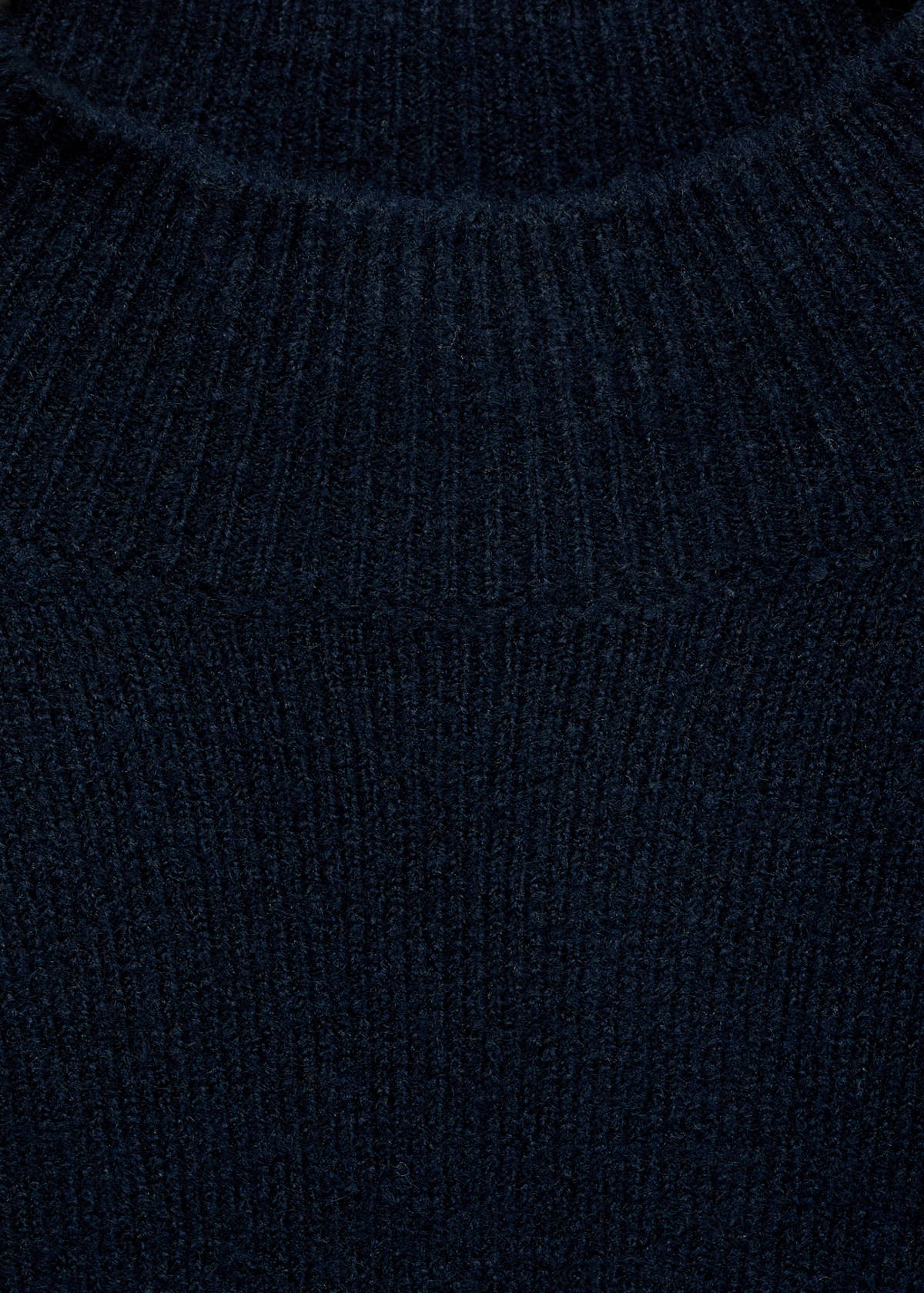 Message knitted sweater — Dark Navy