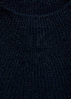 Message knitted sweater — Dark Navy 8
