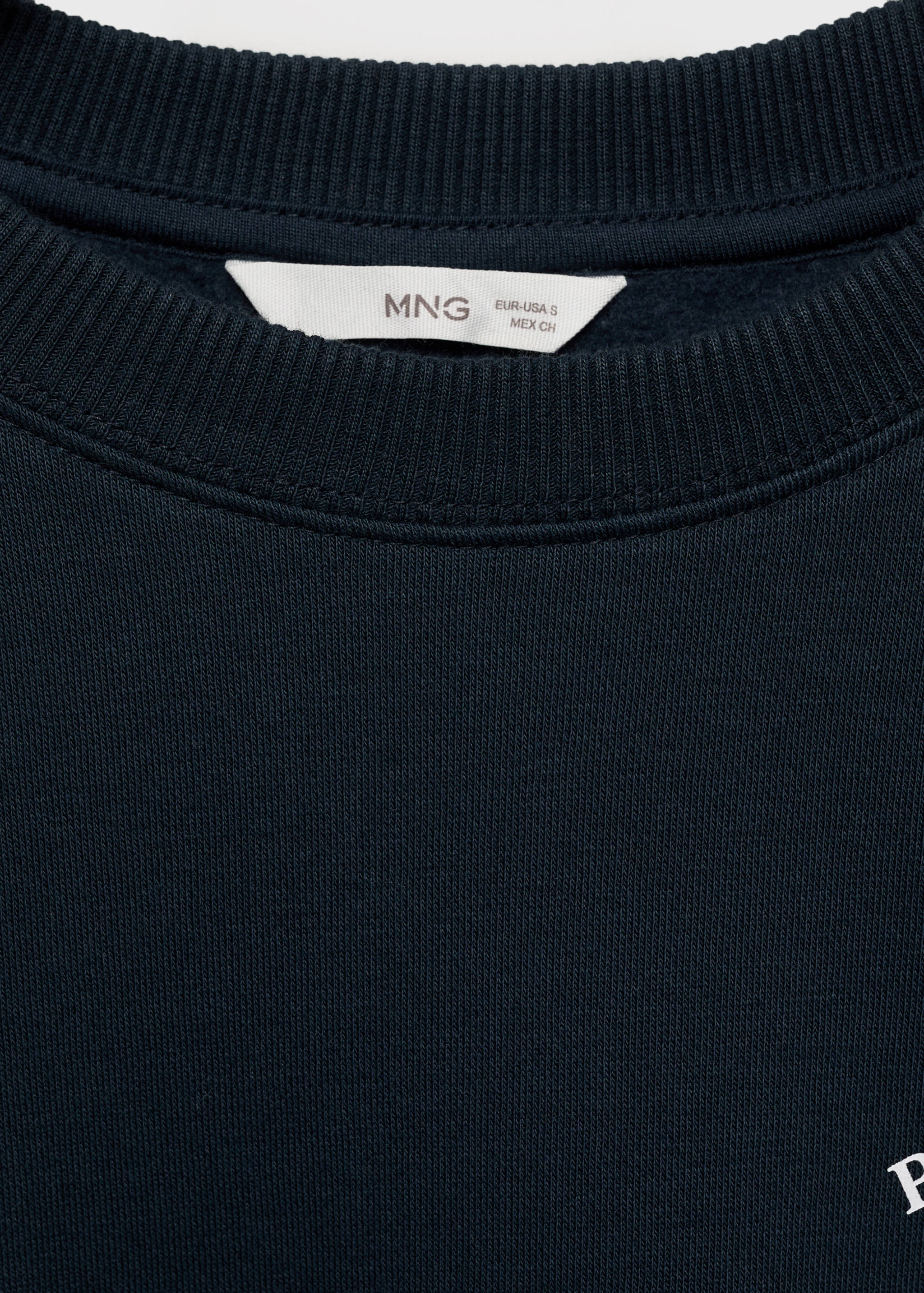 Desenli pamuklu sweatshirt - Ürün detayı 0