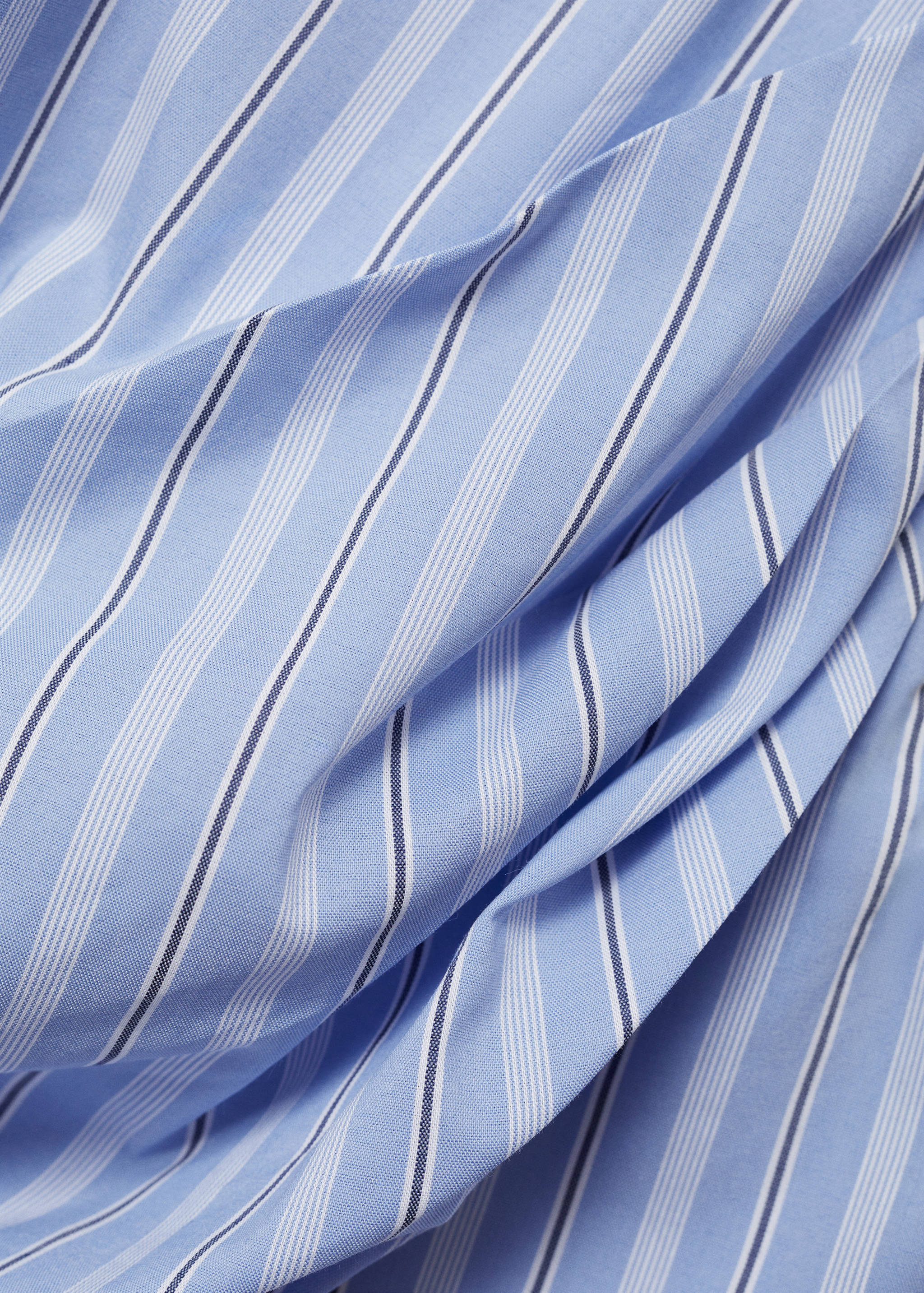 Striped draped asymmetric top - Details of the article 8