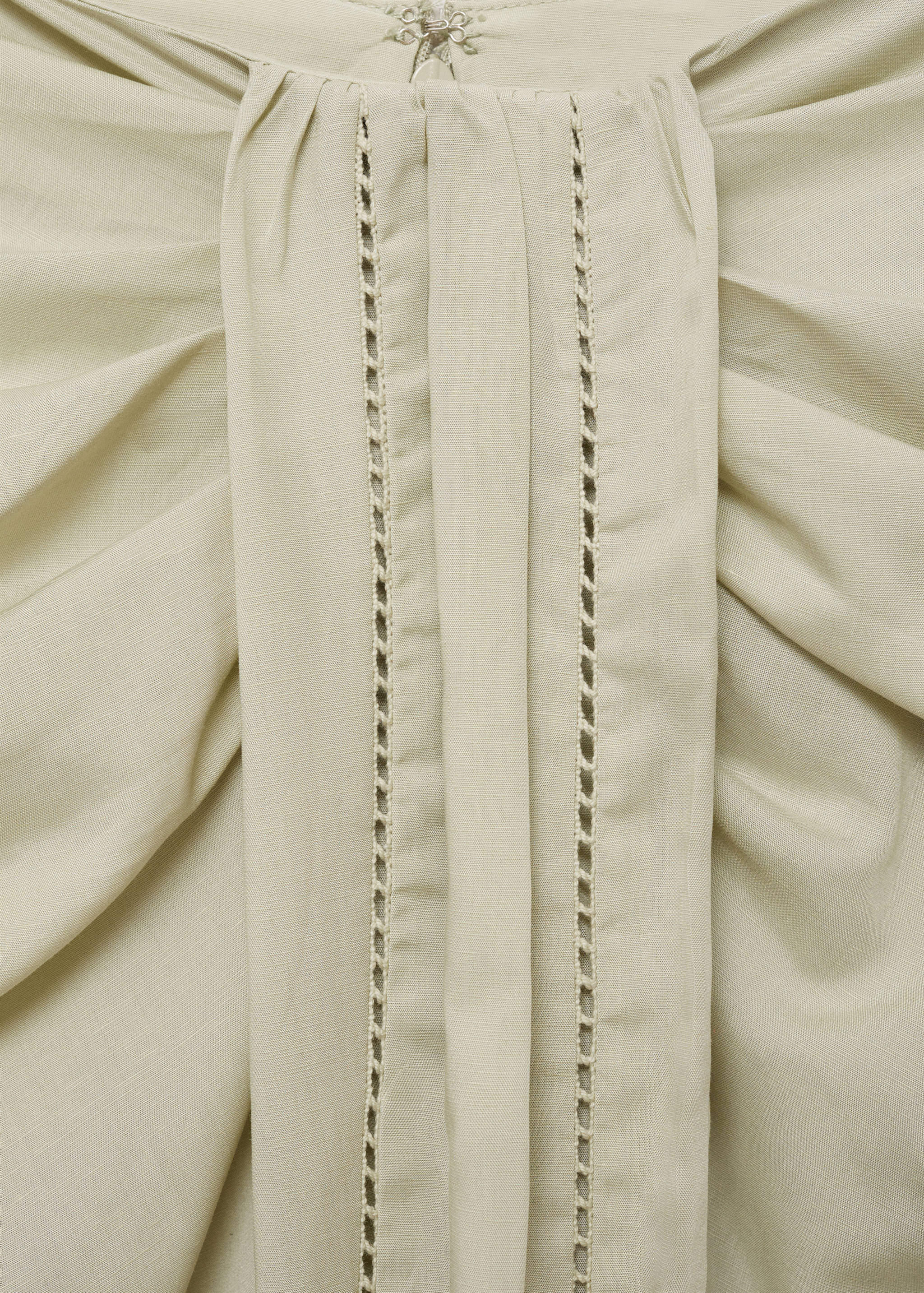 Draped midi skirt - Details of the article 8