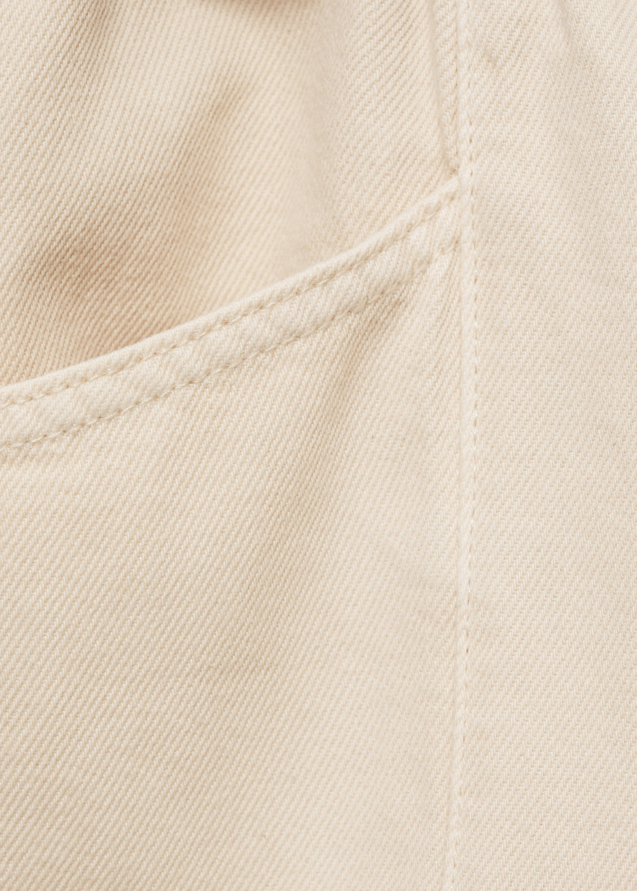 Shorts paperbag amb cinturó i vora girada - Detall de l'article 0