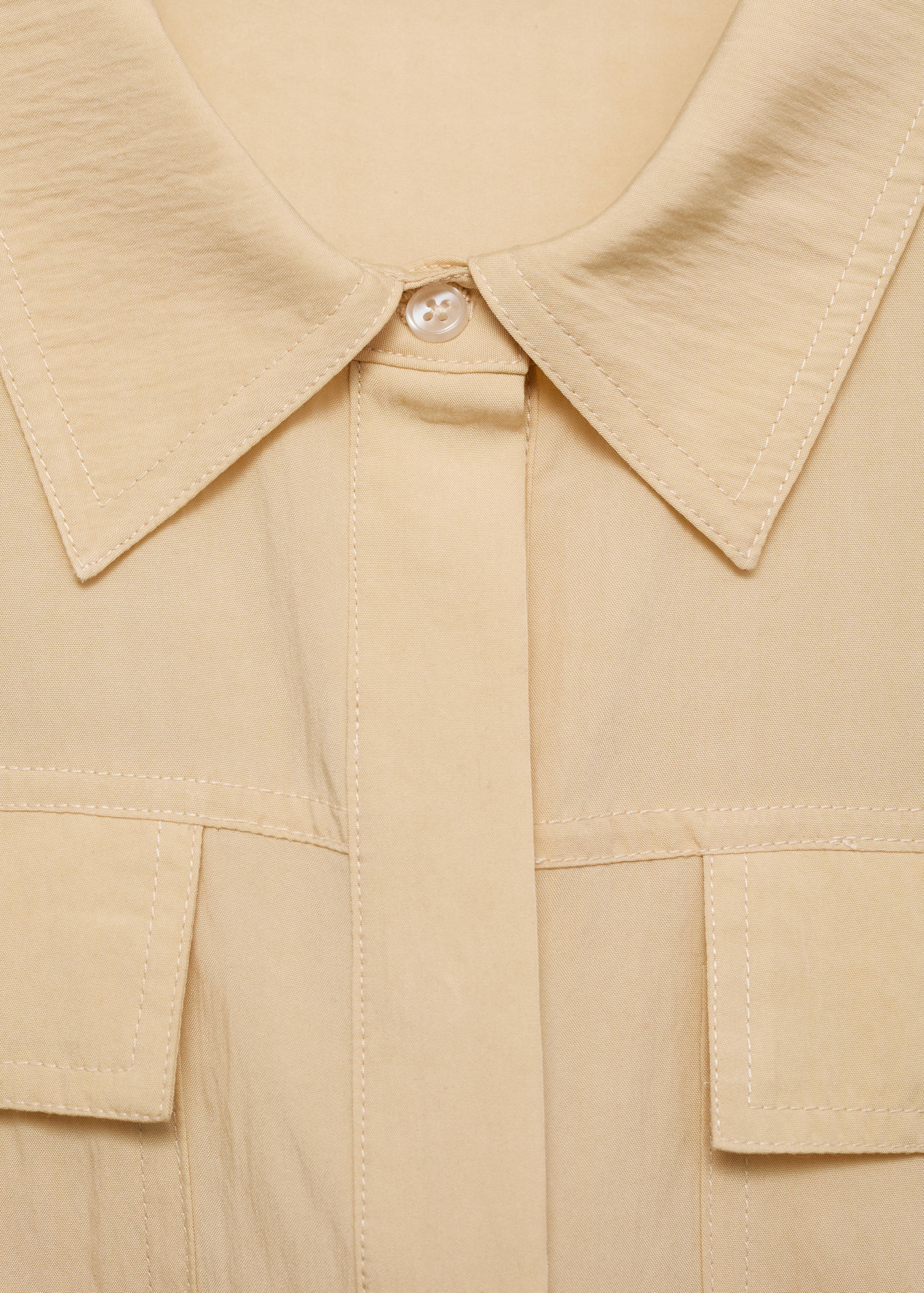 Knot detail shirt dress - Details of the article 0
