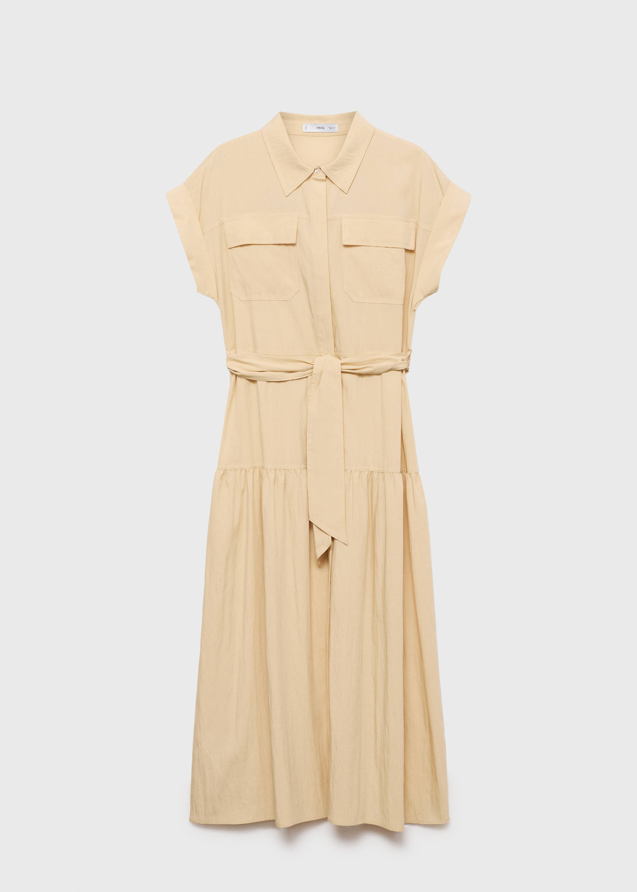 Vestido camisero detalle nudo - Artículo sin modelo