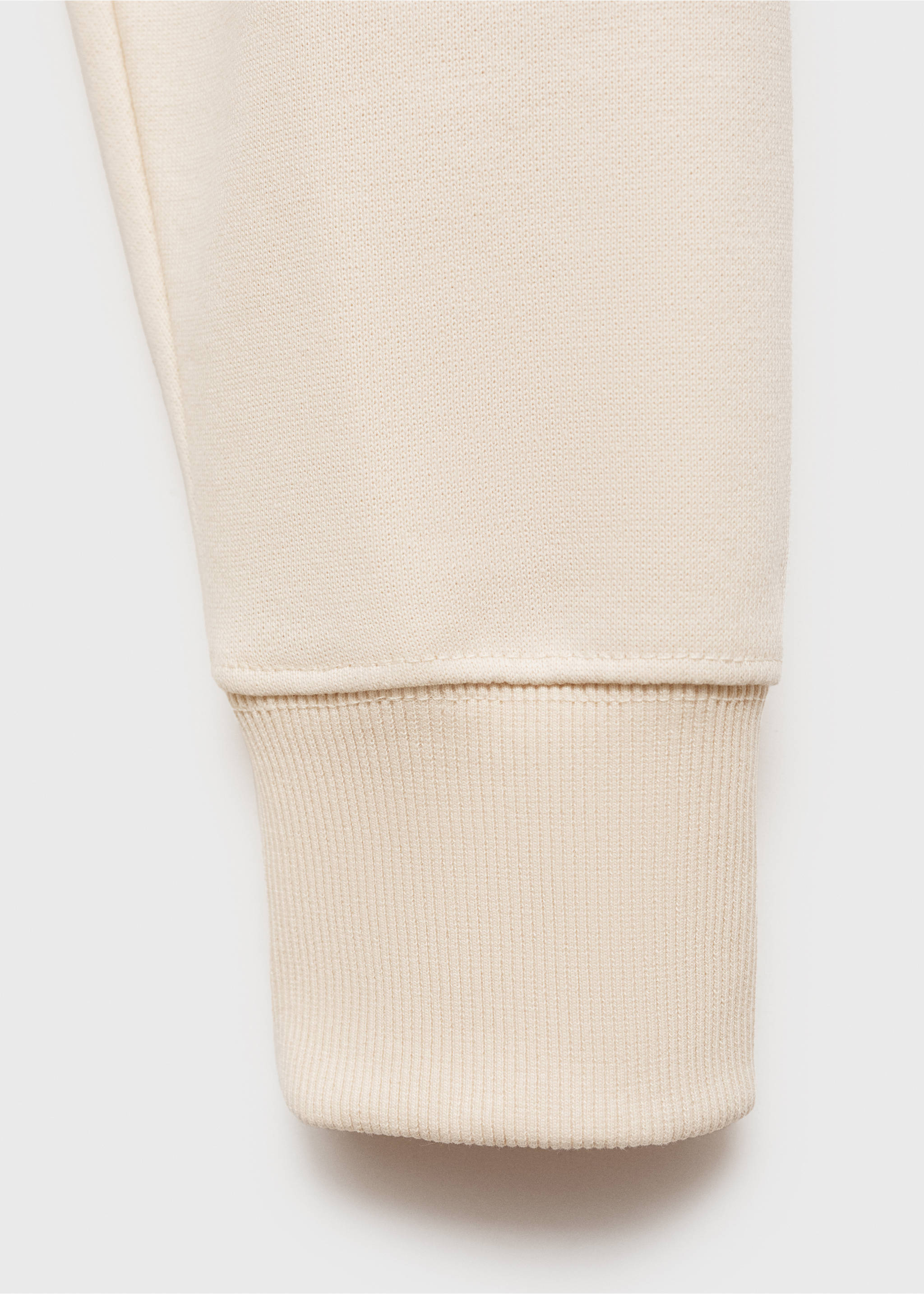 Kapüşonlu pamuklu sweatshirt - Ürün detayı 0, Ekrü. Ref: 87050600-00.