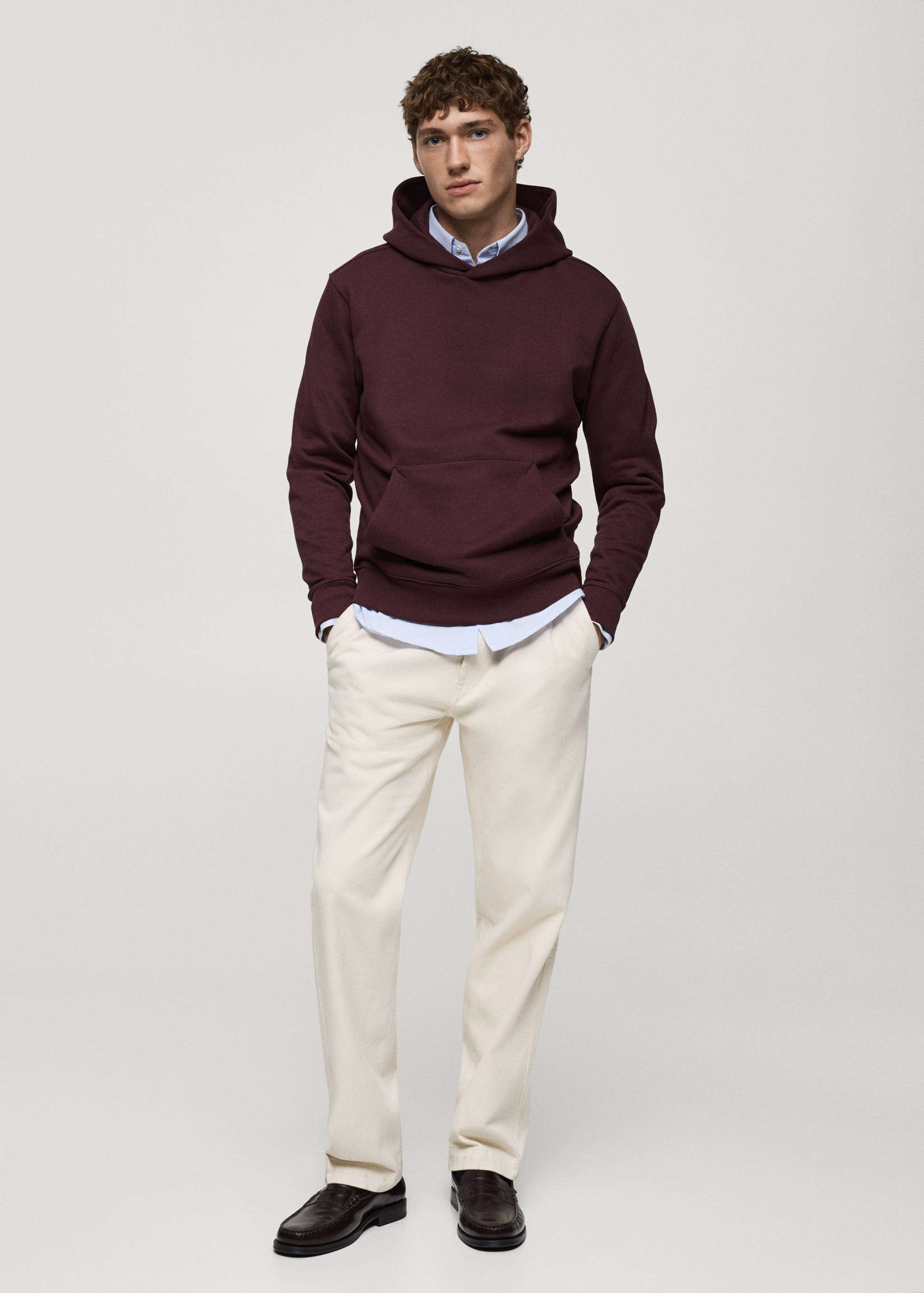 Sudadera algodón capucha - Plano general